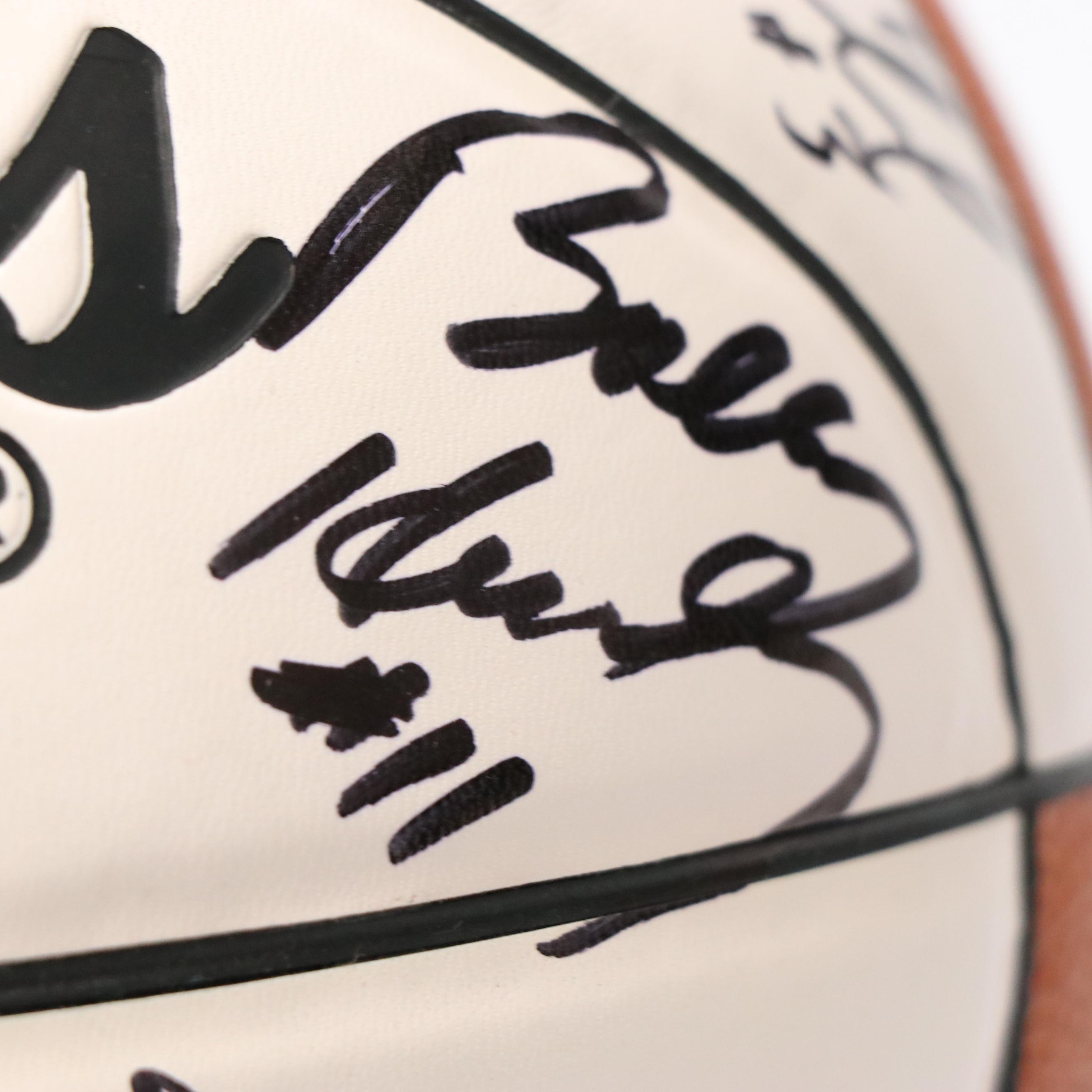 1992 Duke University Team Signed Basketball Featuring Grant Hill and More