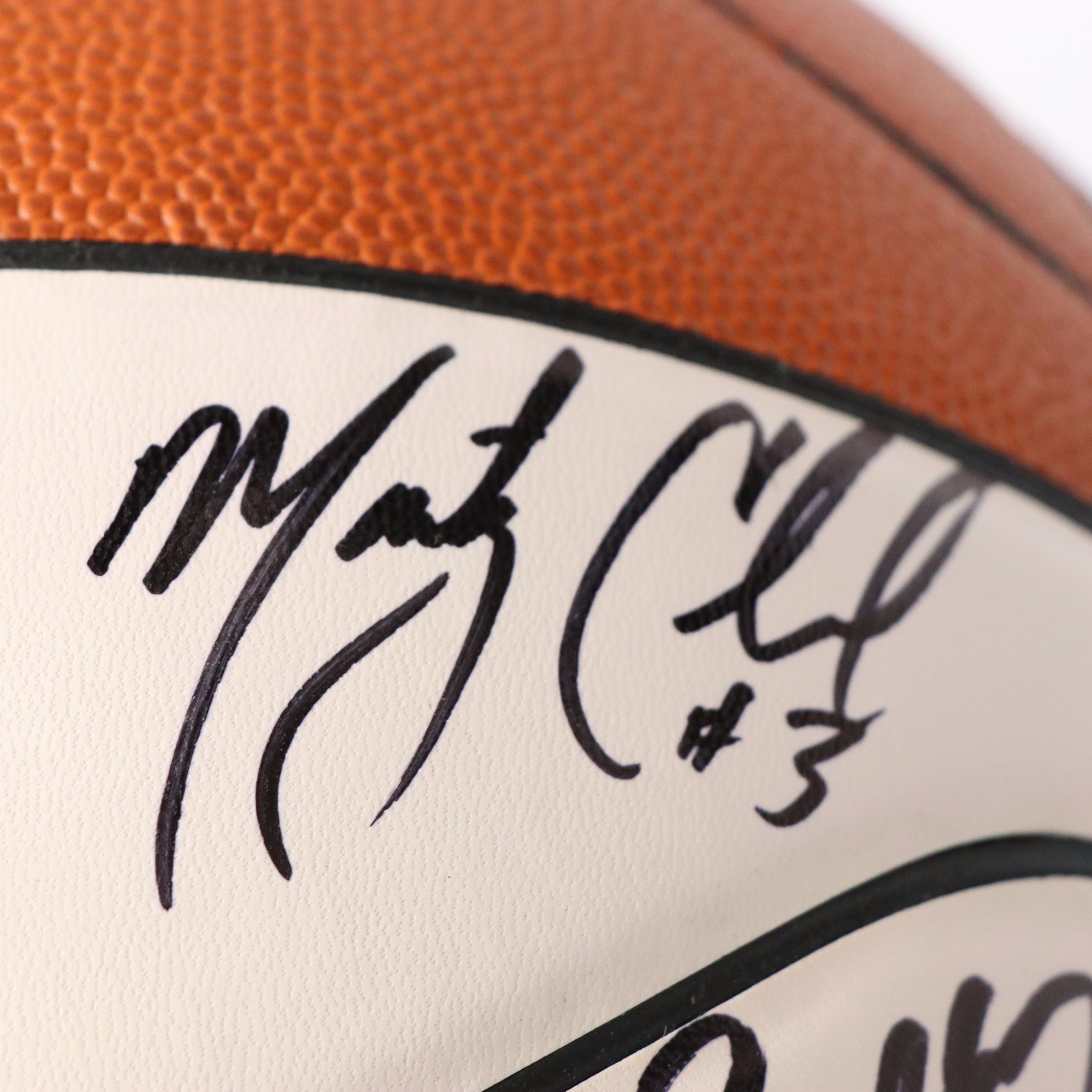 1992 Duke University Team Signed Basketball Featuring Grant Hill and More