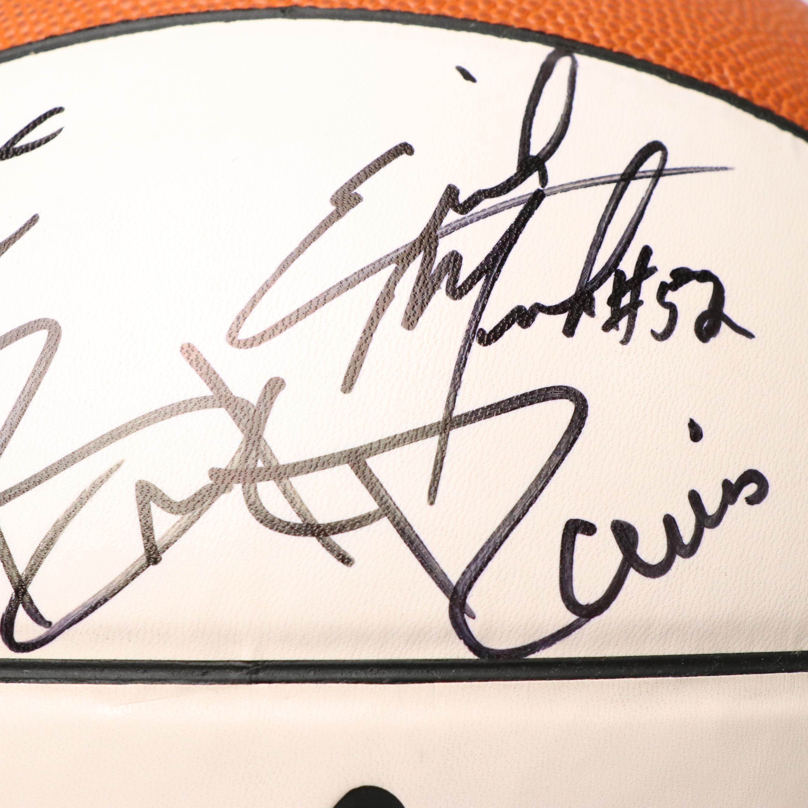 1992 Duke University Team Signed Basketball Featuring Grant Hill and More