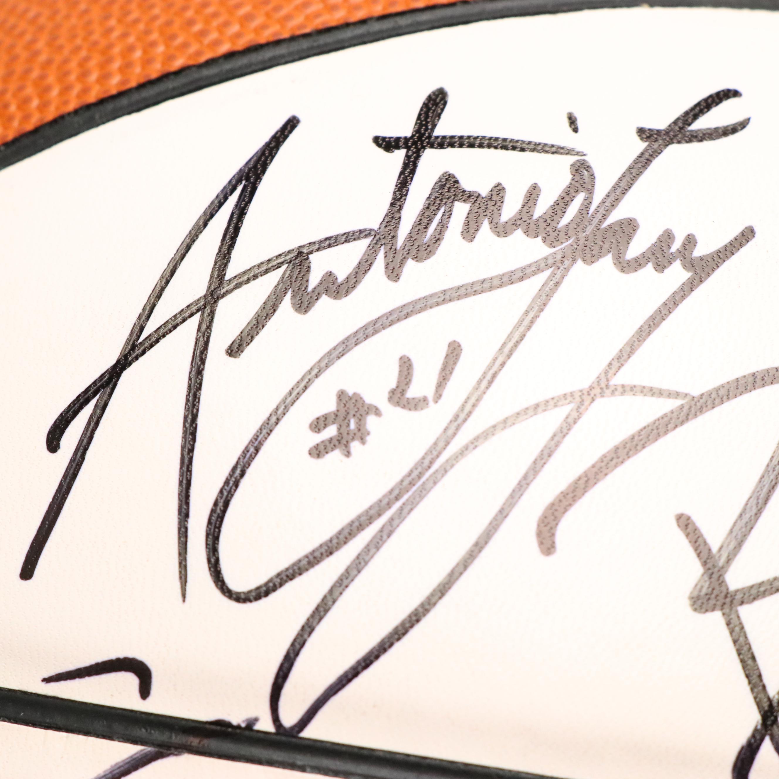 1992 Duke University Team Signed Basketball Featuring Grant Hill and More