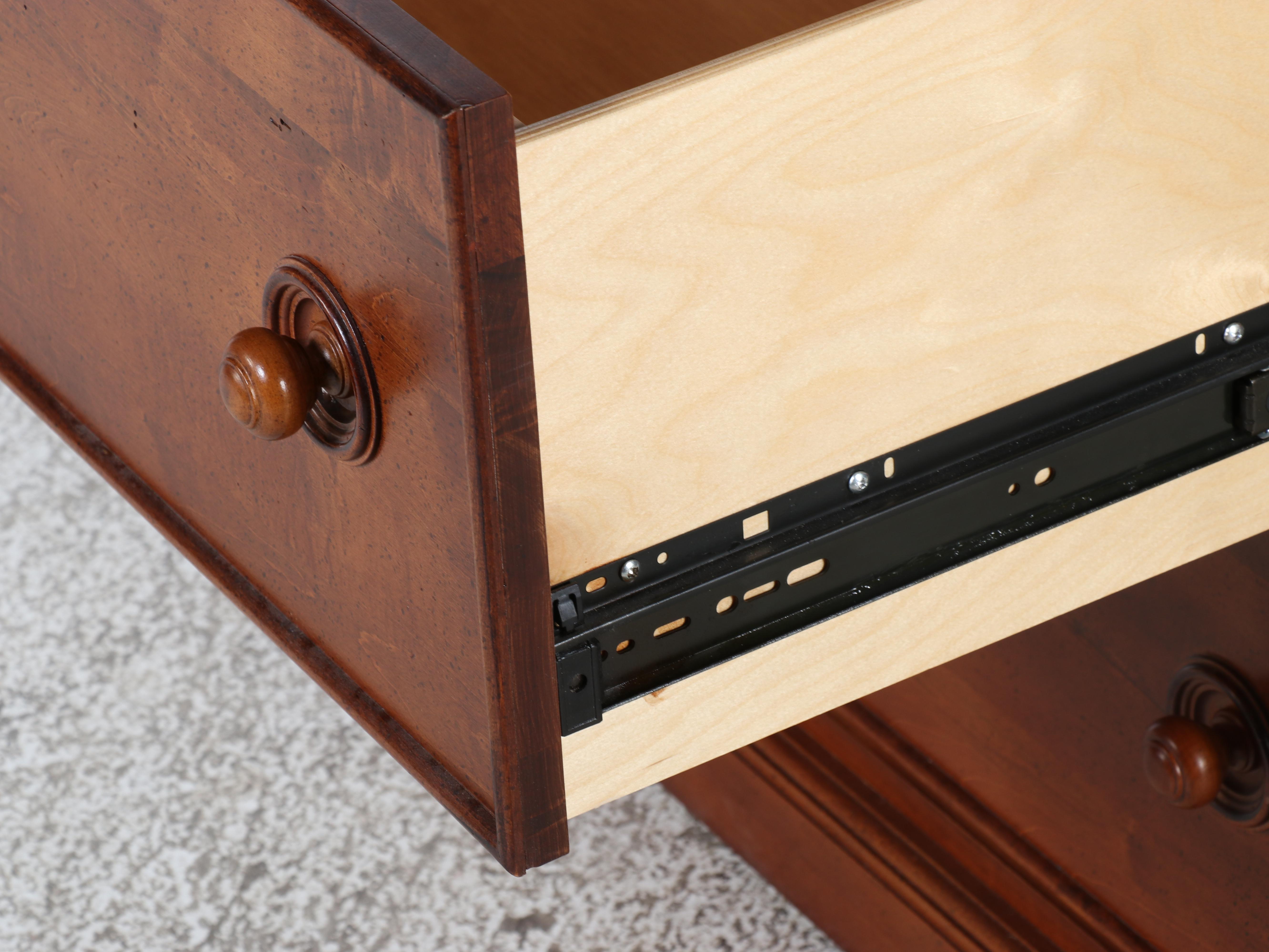 Stanley Furniture "Provincia Collection" Maple Two-Drawer File Cabinet w/ Hutch