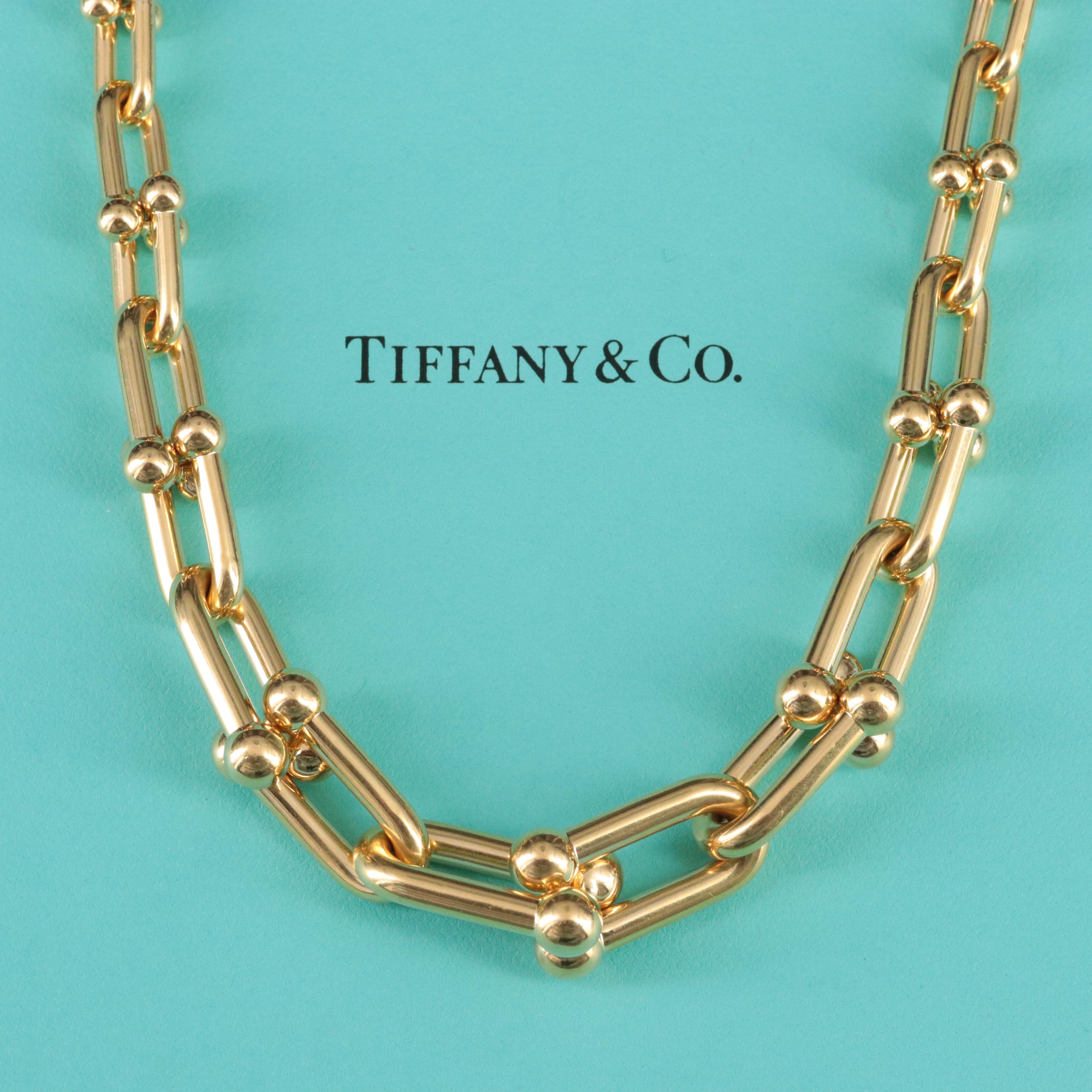 Tiffany & Co. HardWear 18K Graduated Link Necklace