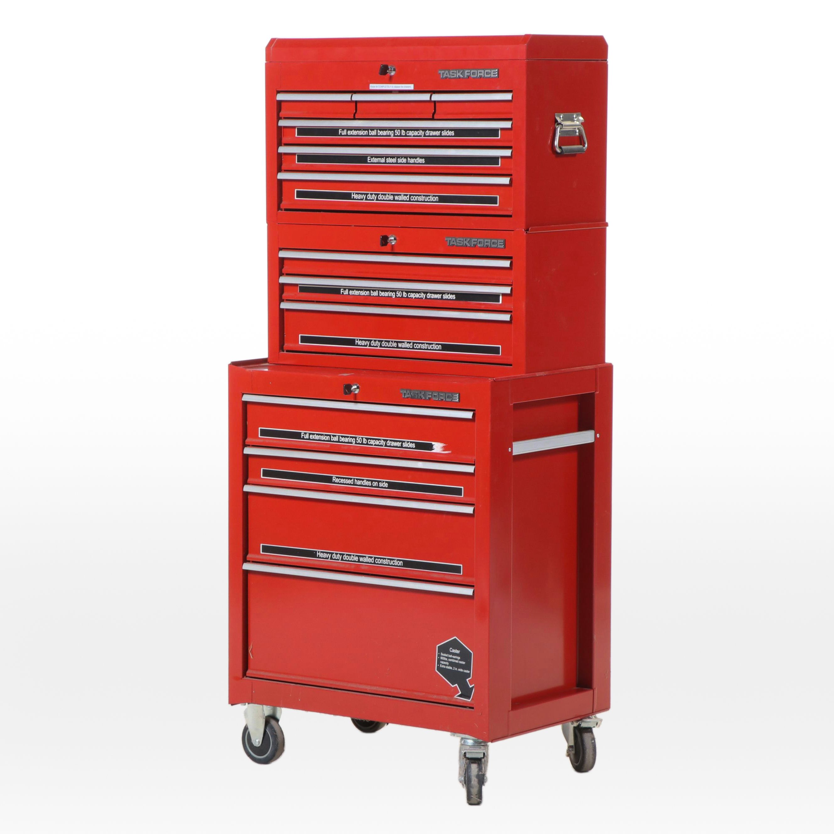 Task Force Tool Cabinet with Snap-on and Other Wrenches, Screwdrivers and More