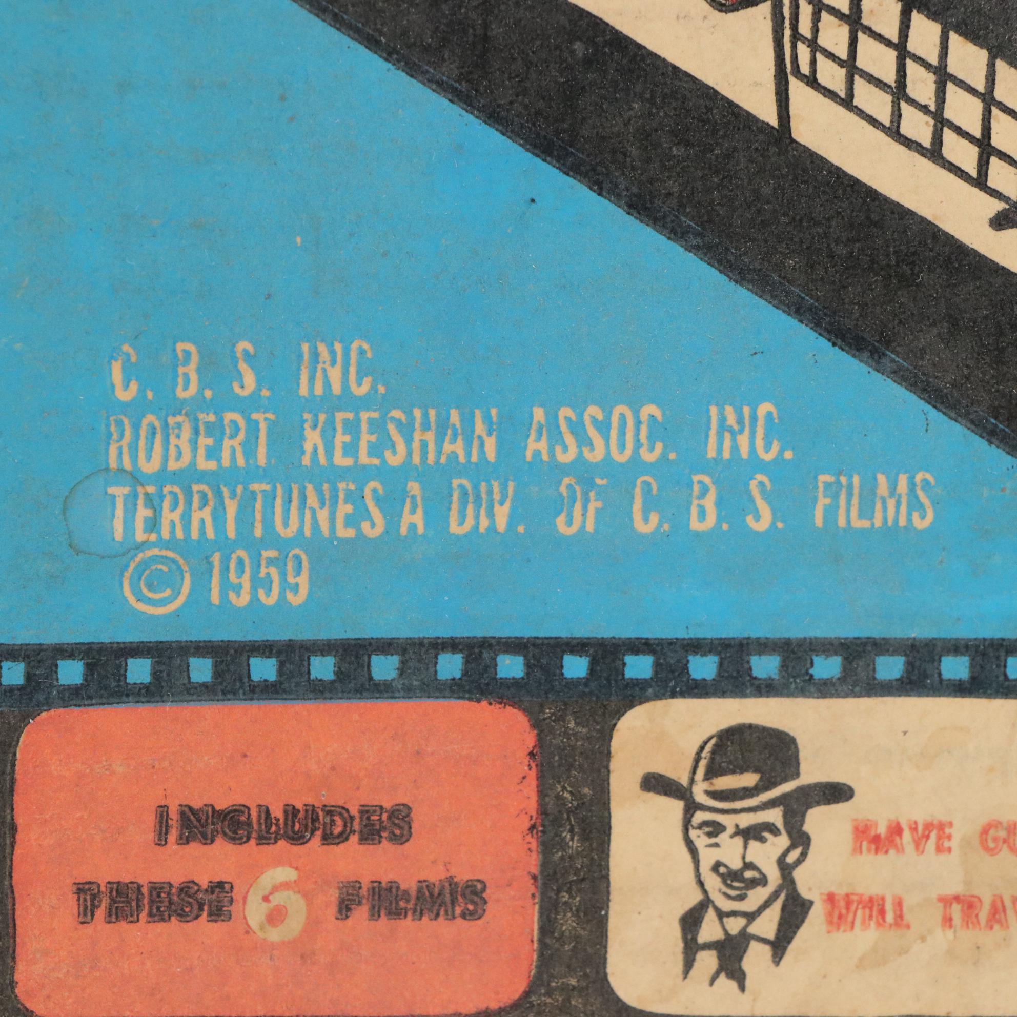 Remco Movieland Drive-In Theater Playset Includes Film Reels, 1959