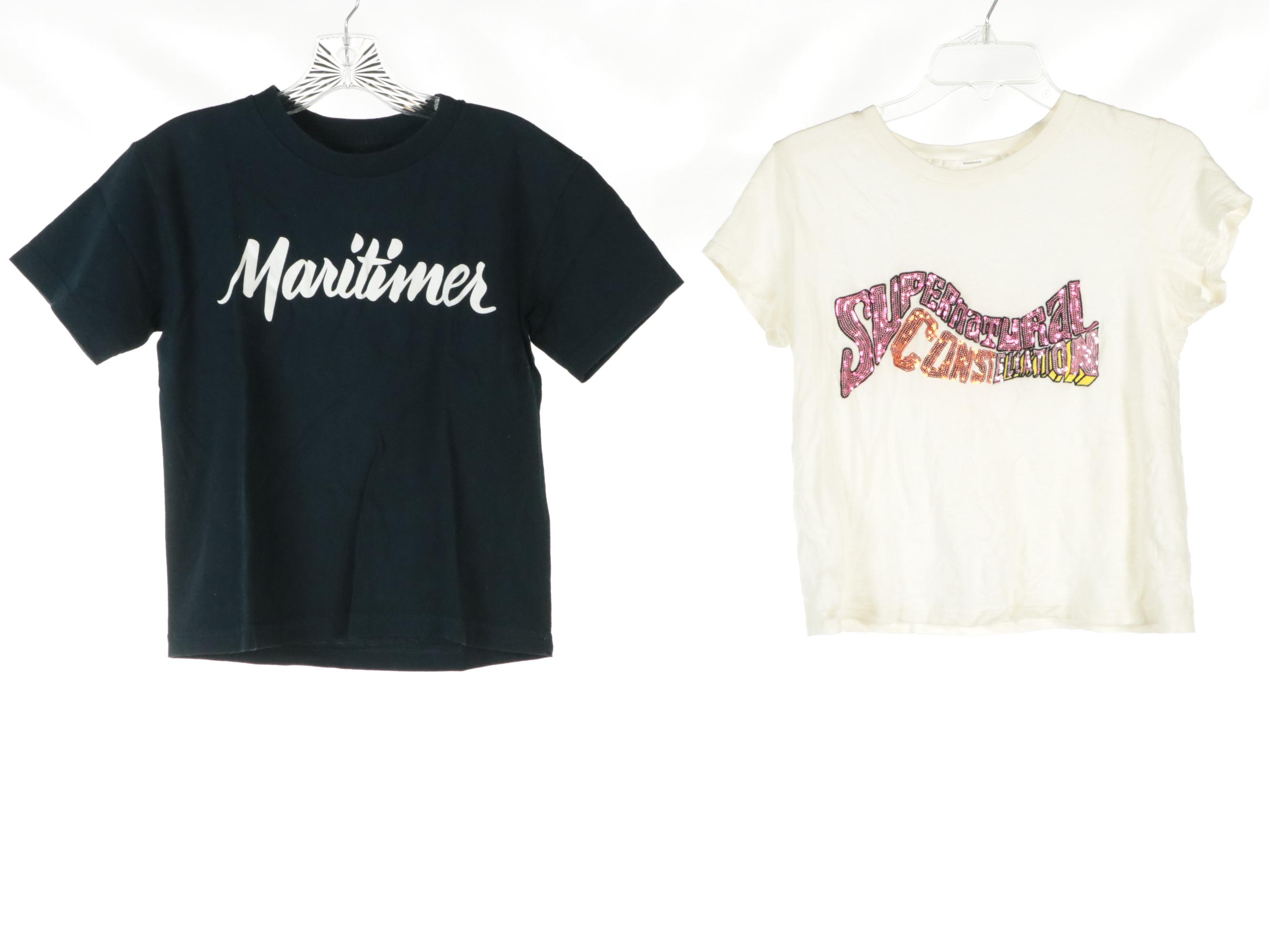 Zimmerman Sequin T-Shirt, F-Label Embroidered T-Shirt, and More Cotton T-Shirts