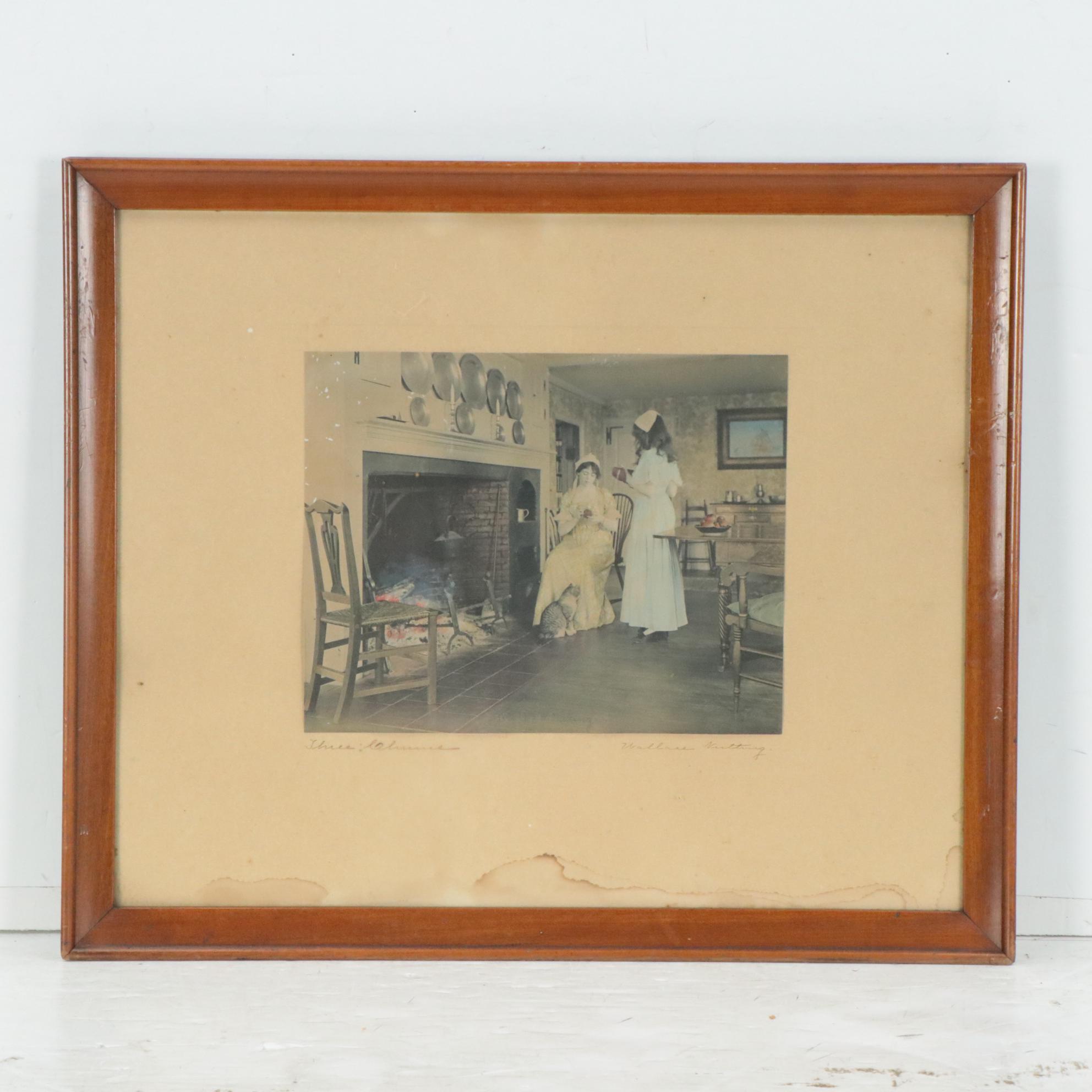 Wallace Nutting Hand-Colored Photographs Including "The Morning Mail"