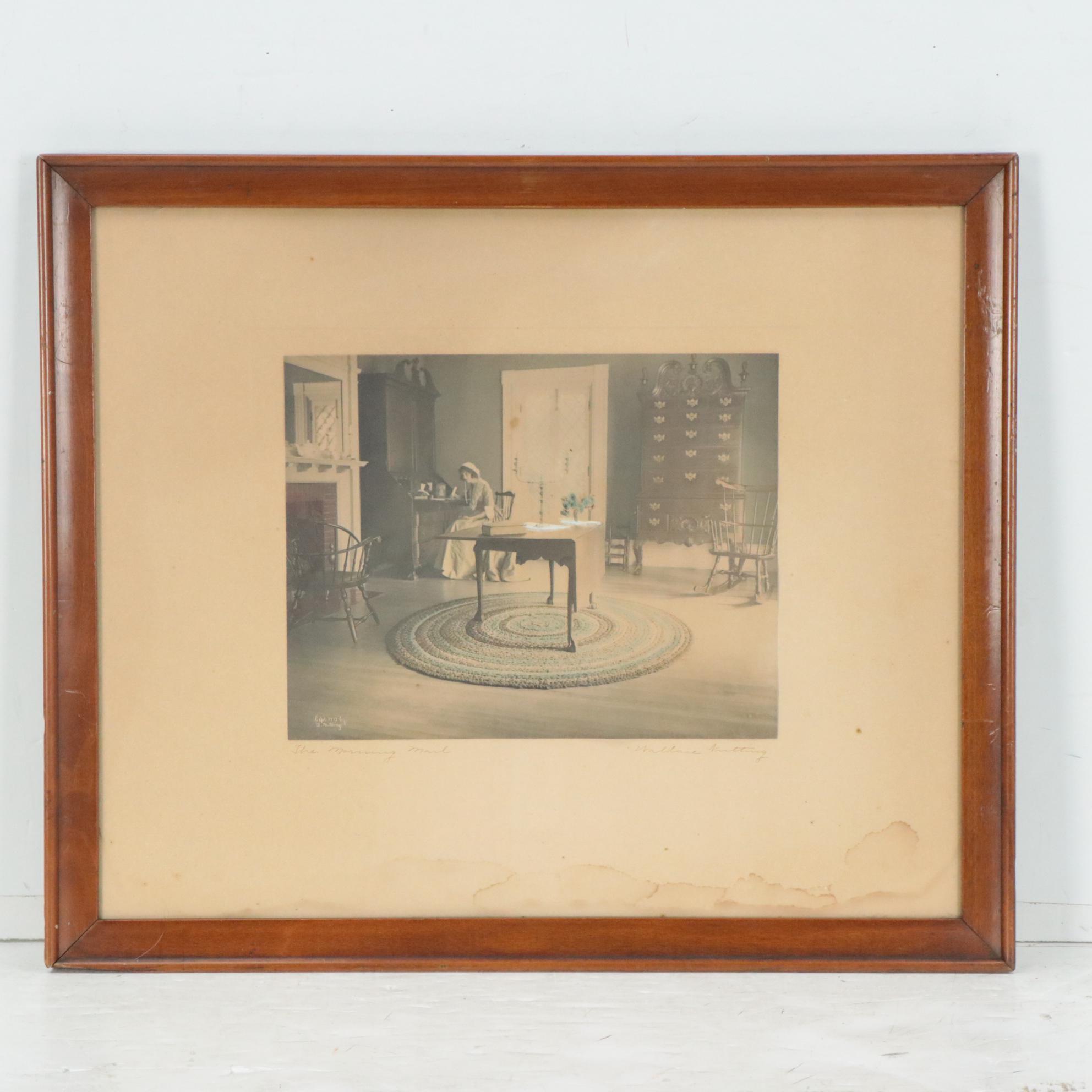 Wallace Nutting Hand-Colored Photographs Including "The Morning Mail"