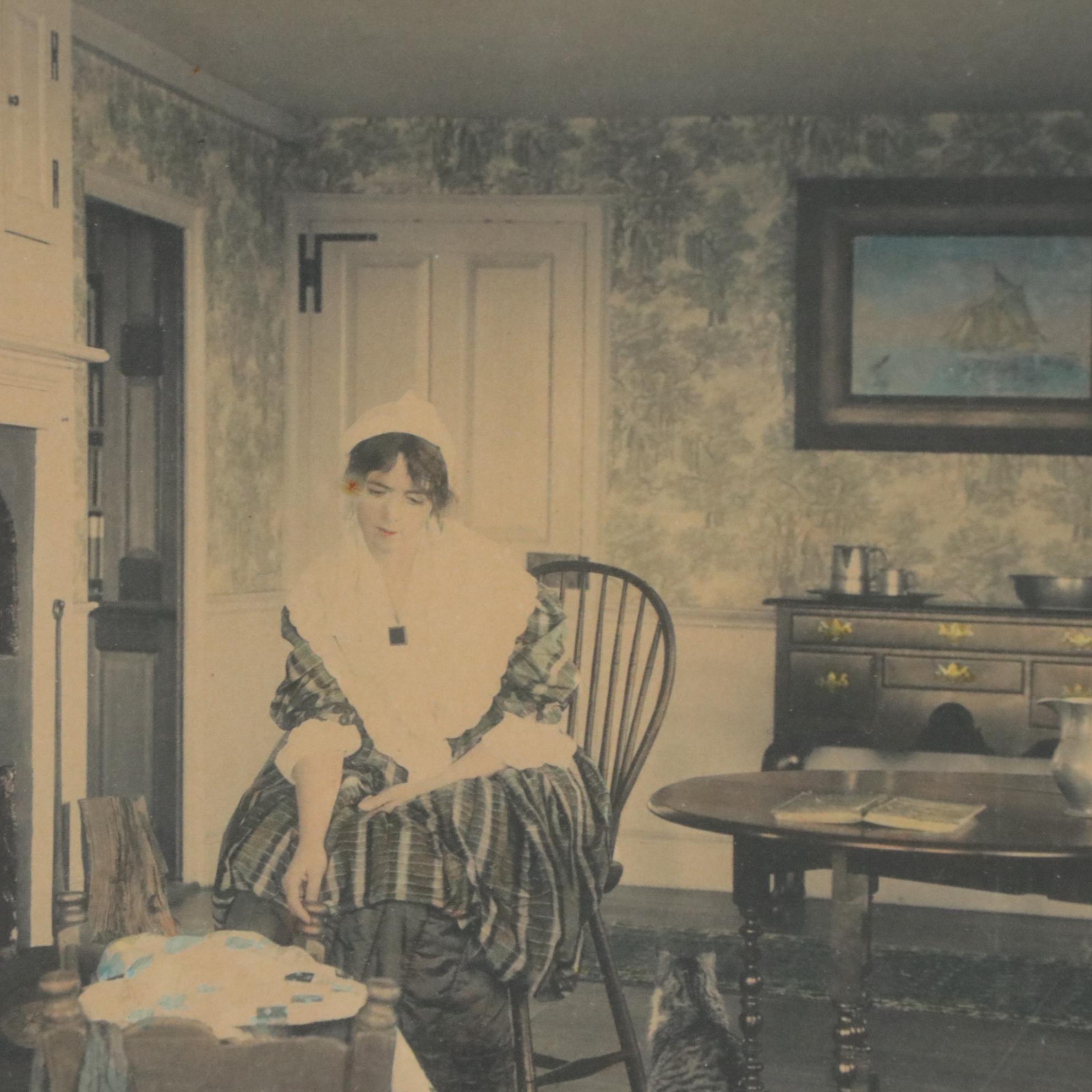 Wallace Nutting Hand-Colored Photographs Including "The Morning Mail"