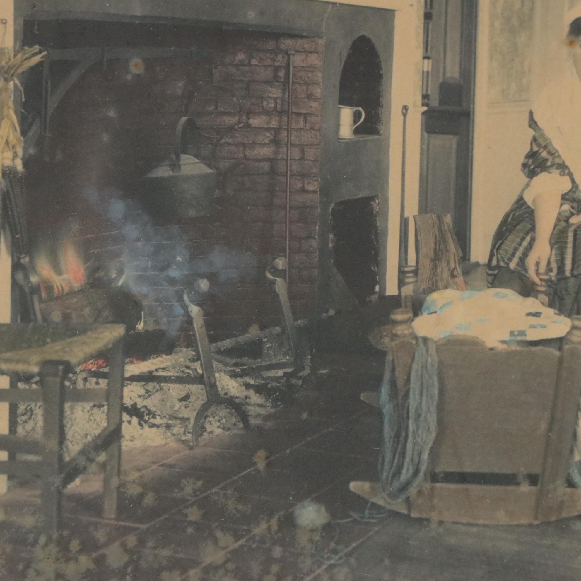 Wallace Nutting Hand-Colored Photographs Including "The Morning Mail"