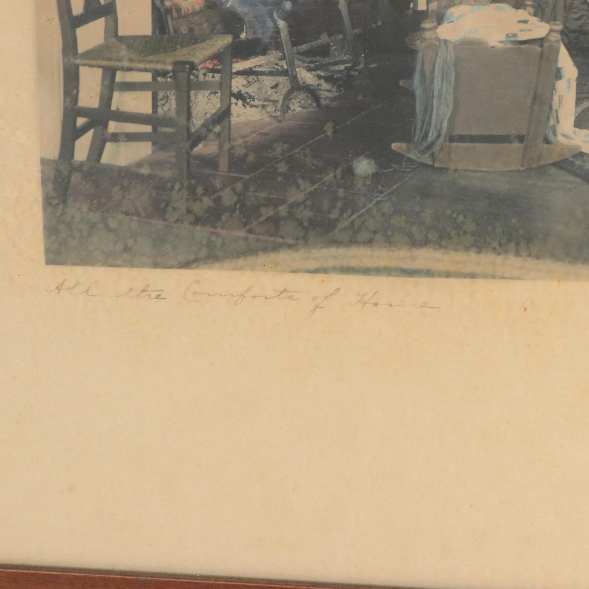 Wallace Nutting Hand-Colored Photographs Including "The Morning Mail"