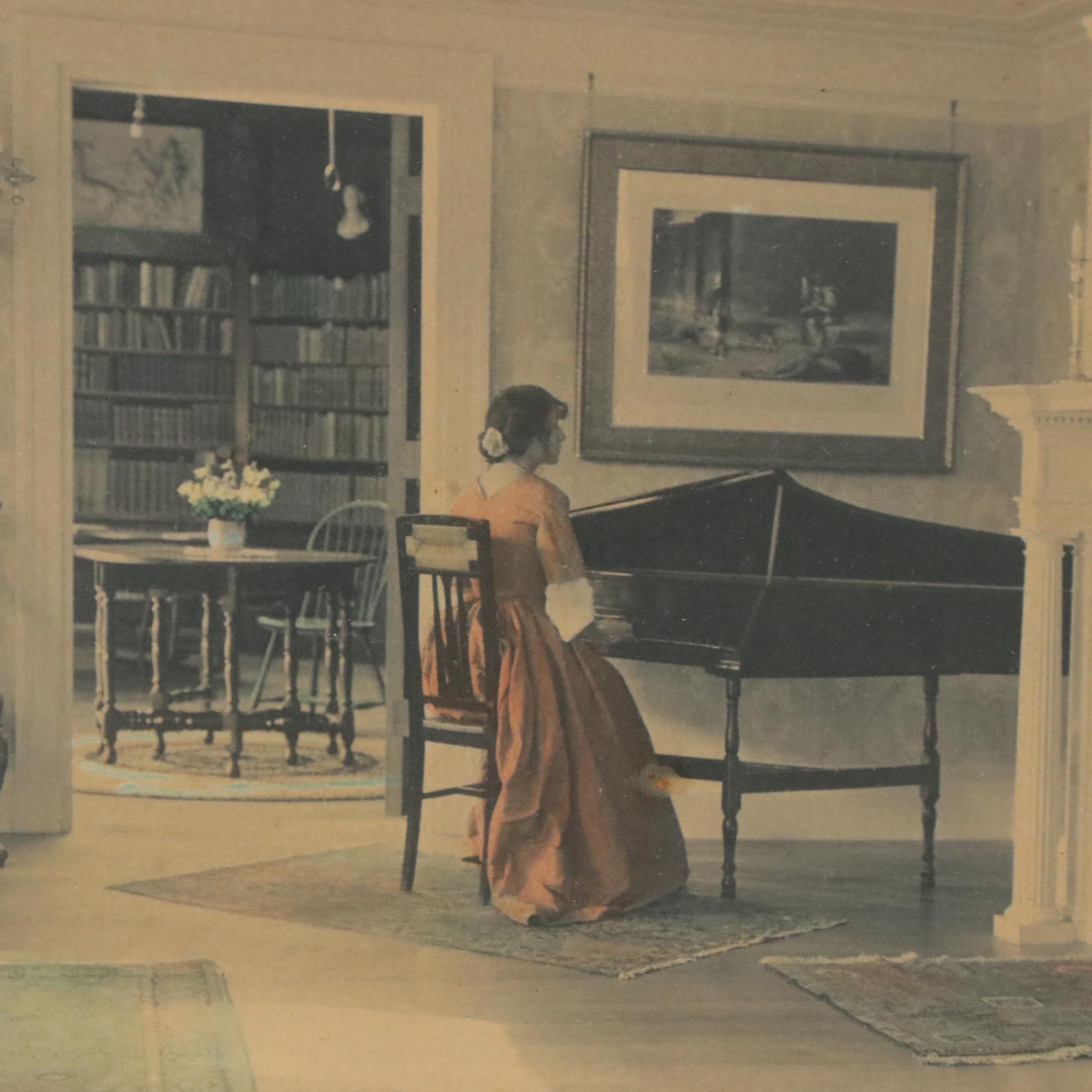 Wallace Nutting Hand-Colored Photographs Including "The Morning Mail"