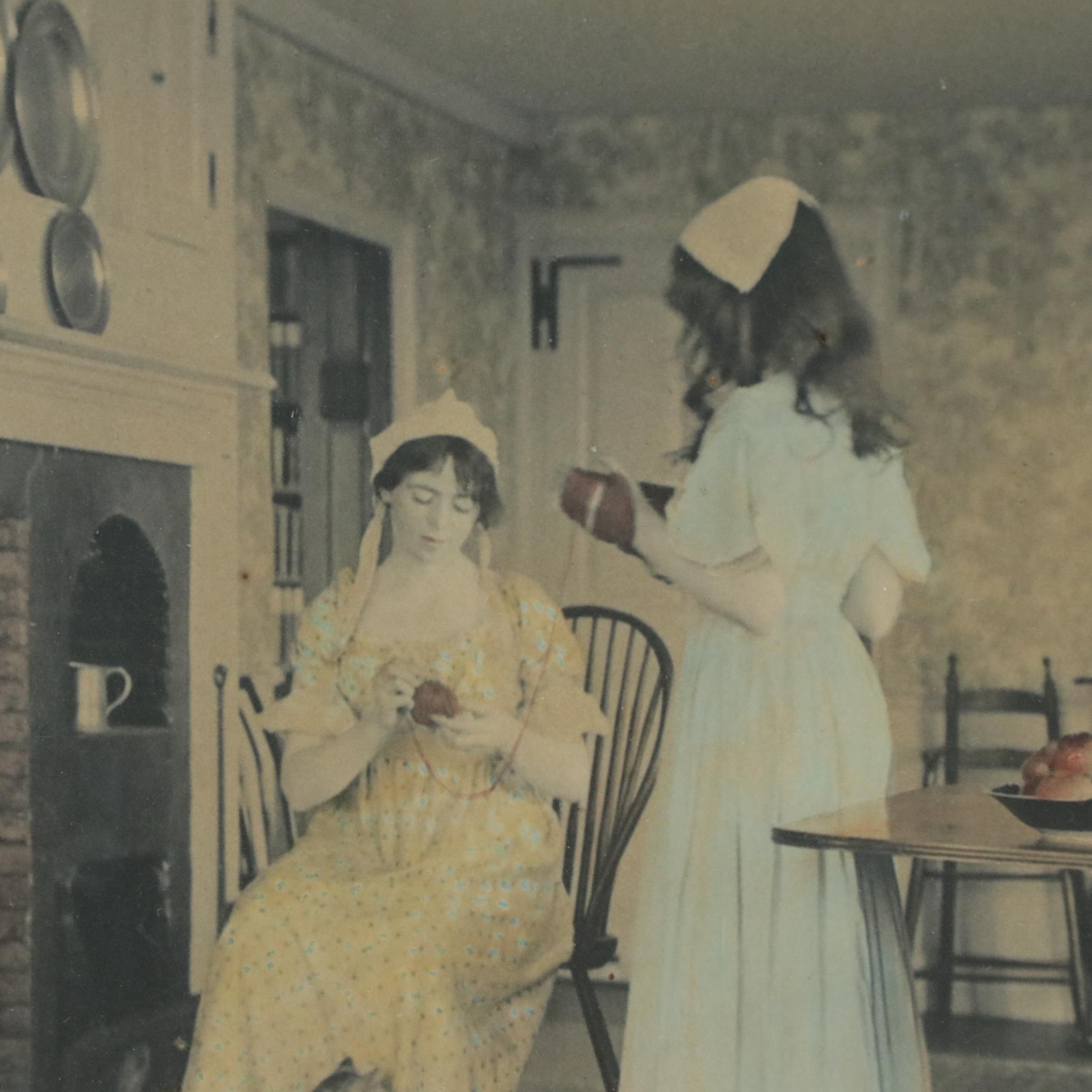 Wallace Nutting Hand-Colored Photographs Including "The Morning Mail"