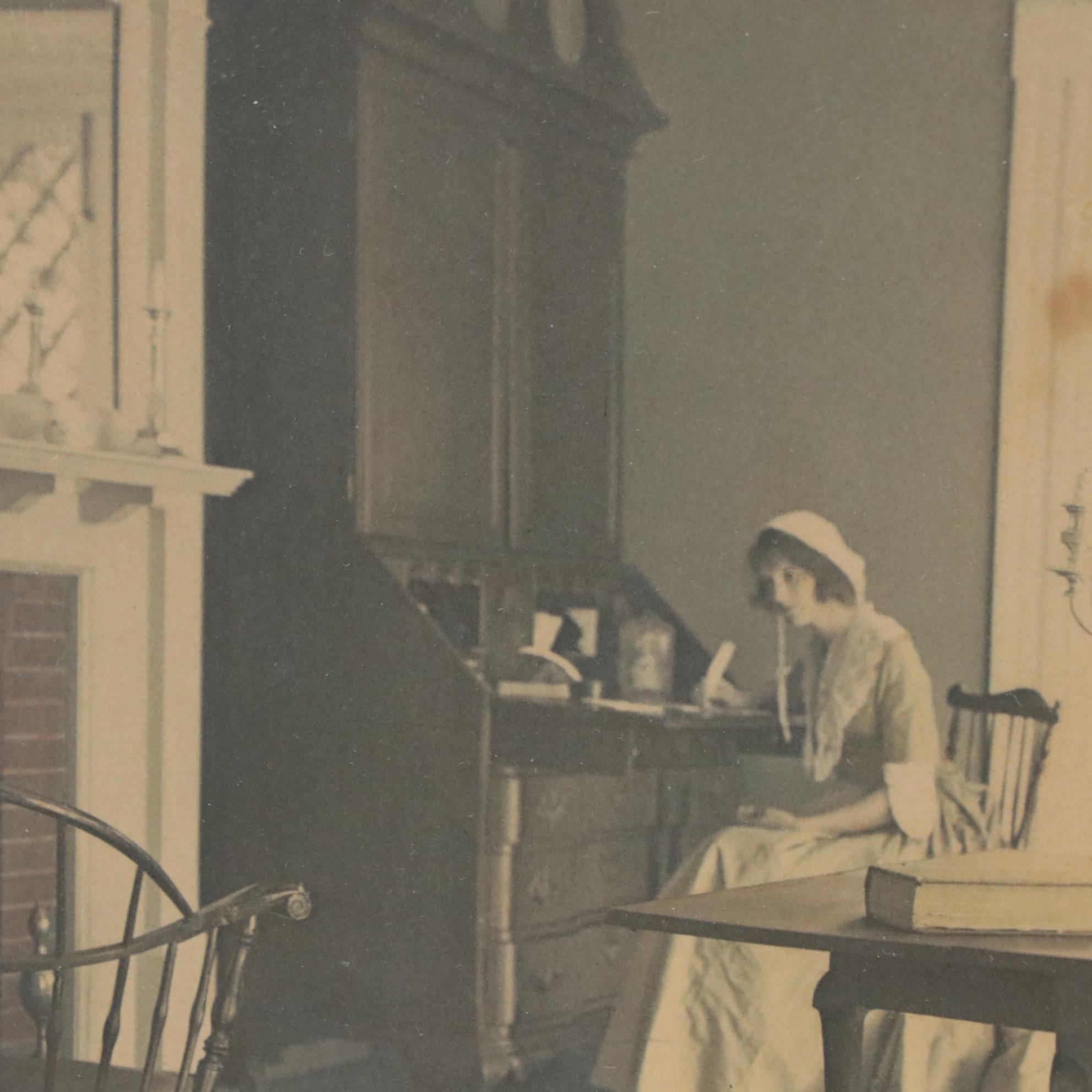 Wallace Nutting Hand-Colored Photographs Including "The Morning Mail"