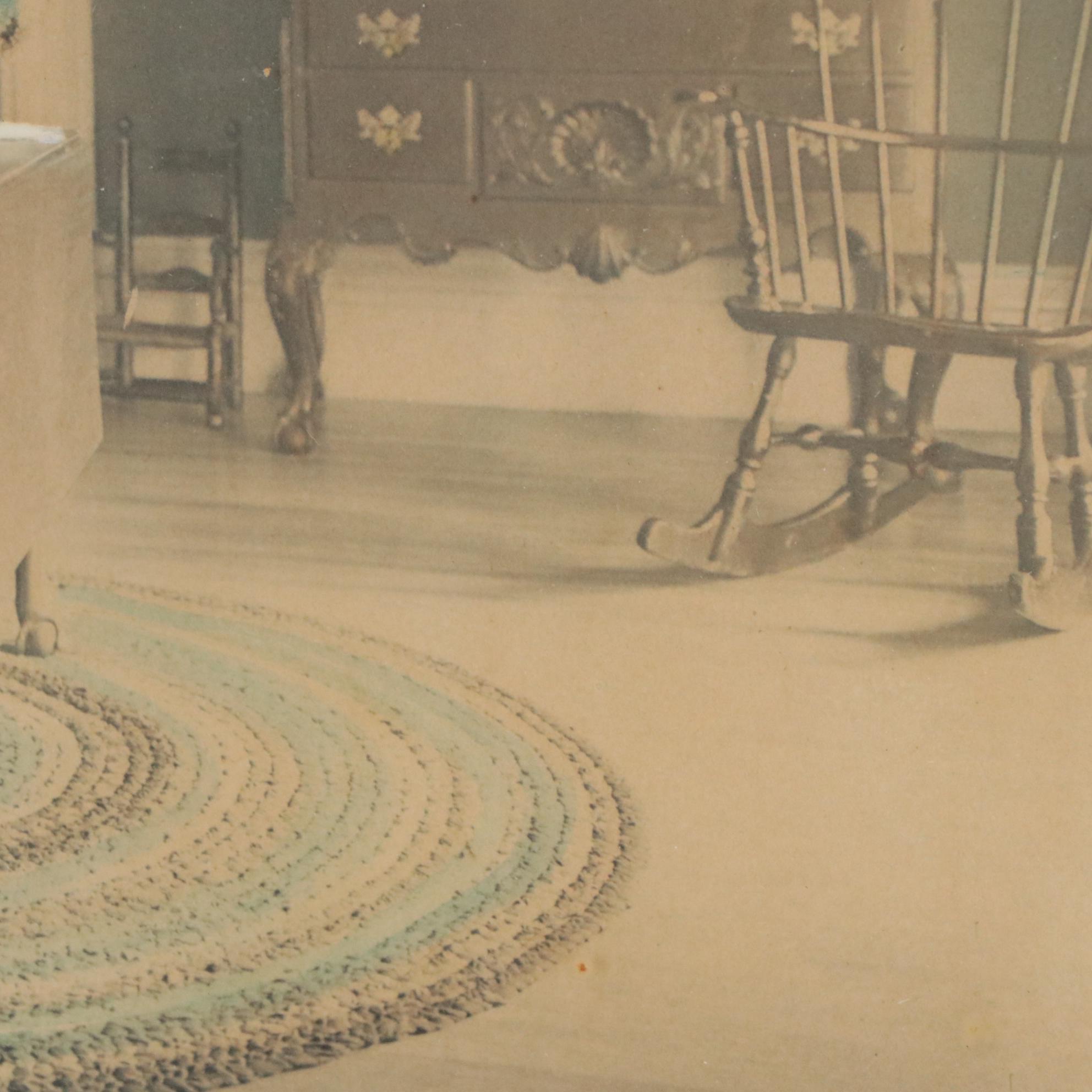 Wallace Nutting Hand-Colored Photographs Including "The Morning Mail"