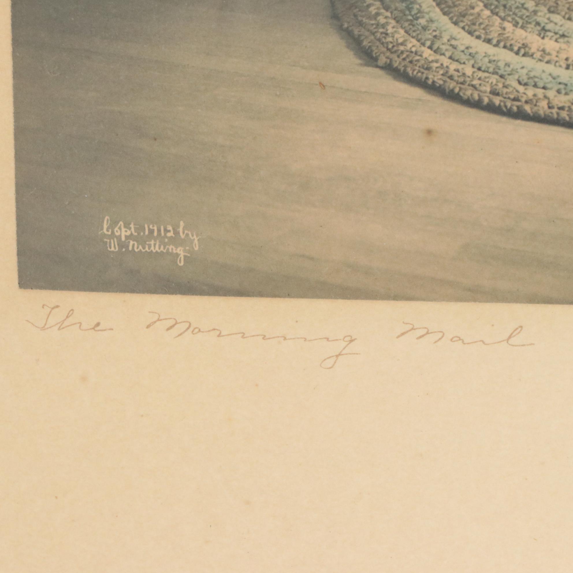 Wallace Nutting Hand-Colored Photographs Including "The Morning Mail"