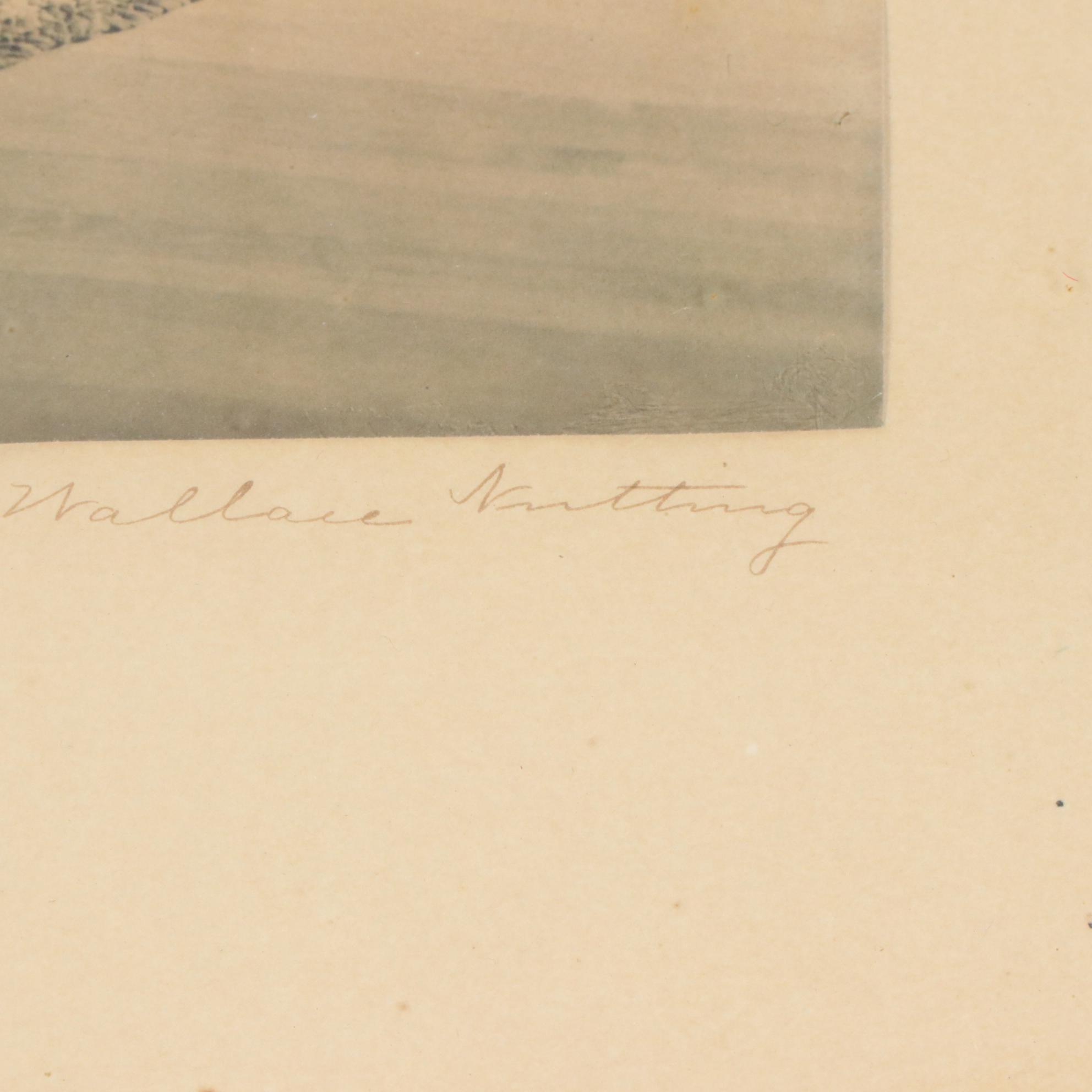 Wallace Nutting Hand-Colored Photographs Including "The Morning Mail"