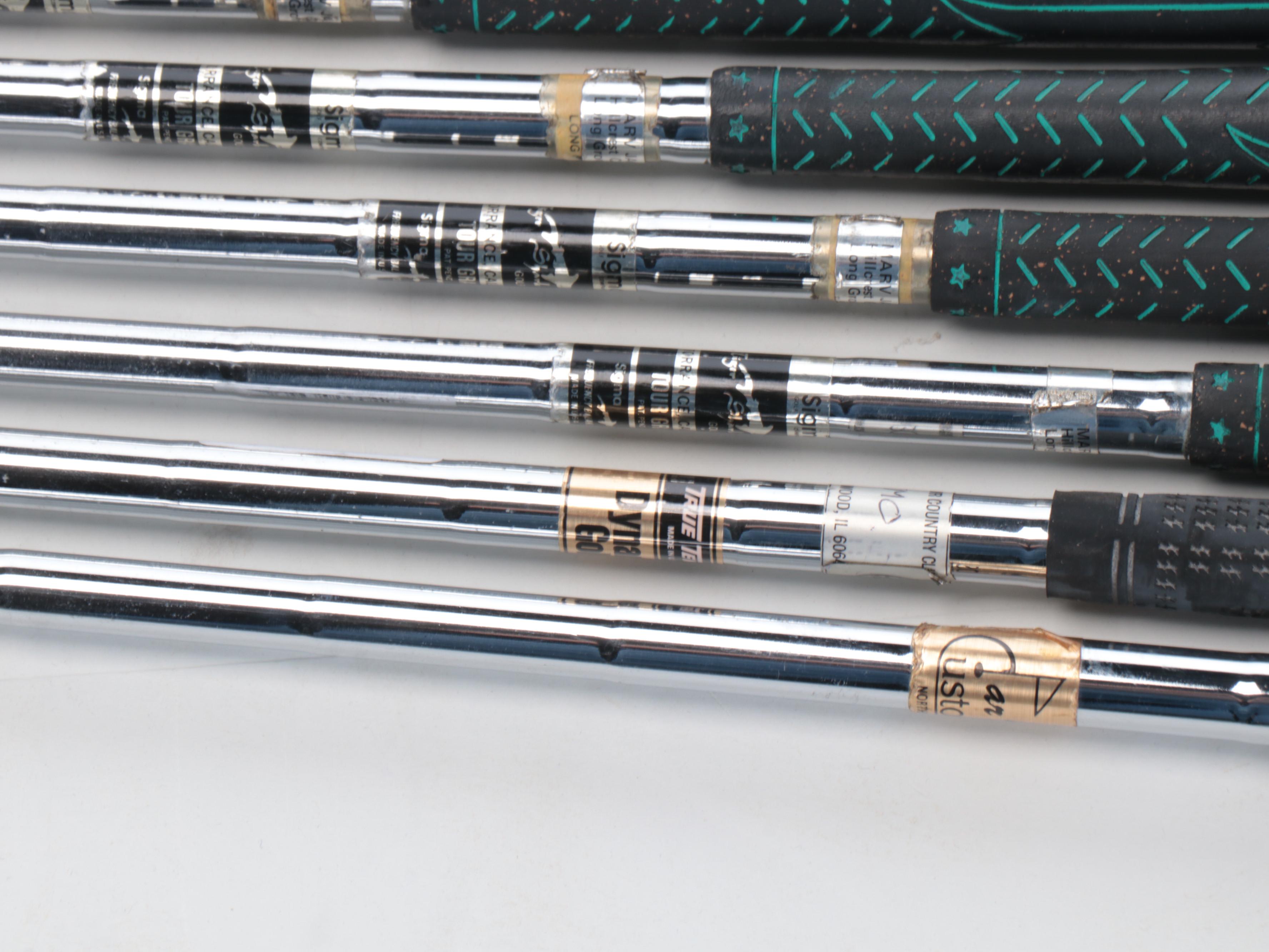 Daiwa Grey and Black Vinyl Ladies Golf Bag with Simmons Tiger Shark Clubs, More