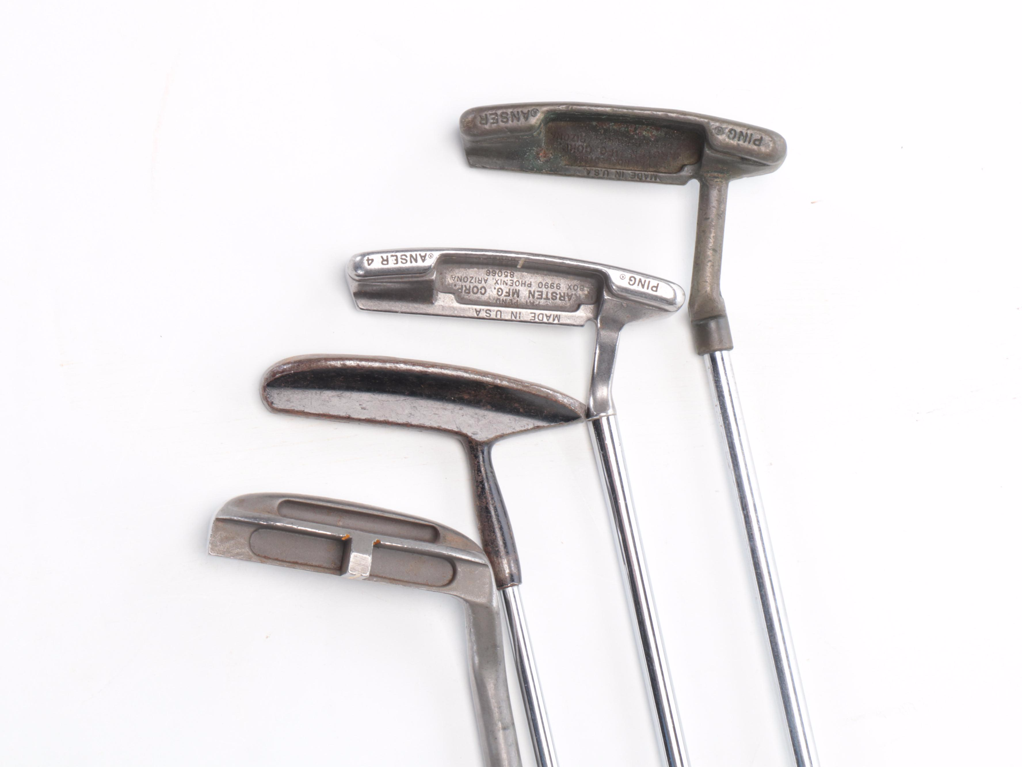 Daiwa Grey and Black Vinyl Ladies Golf Bag with Simmons Tiger Shark Clubs, More