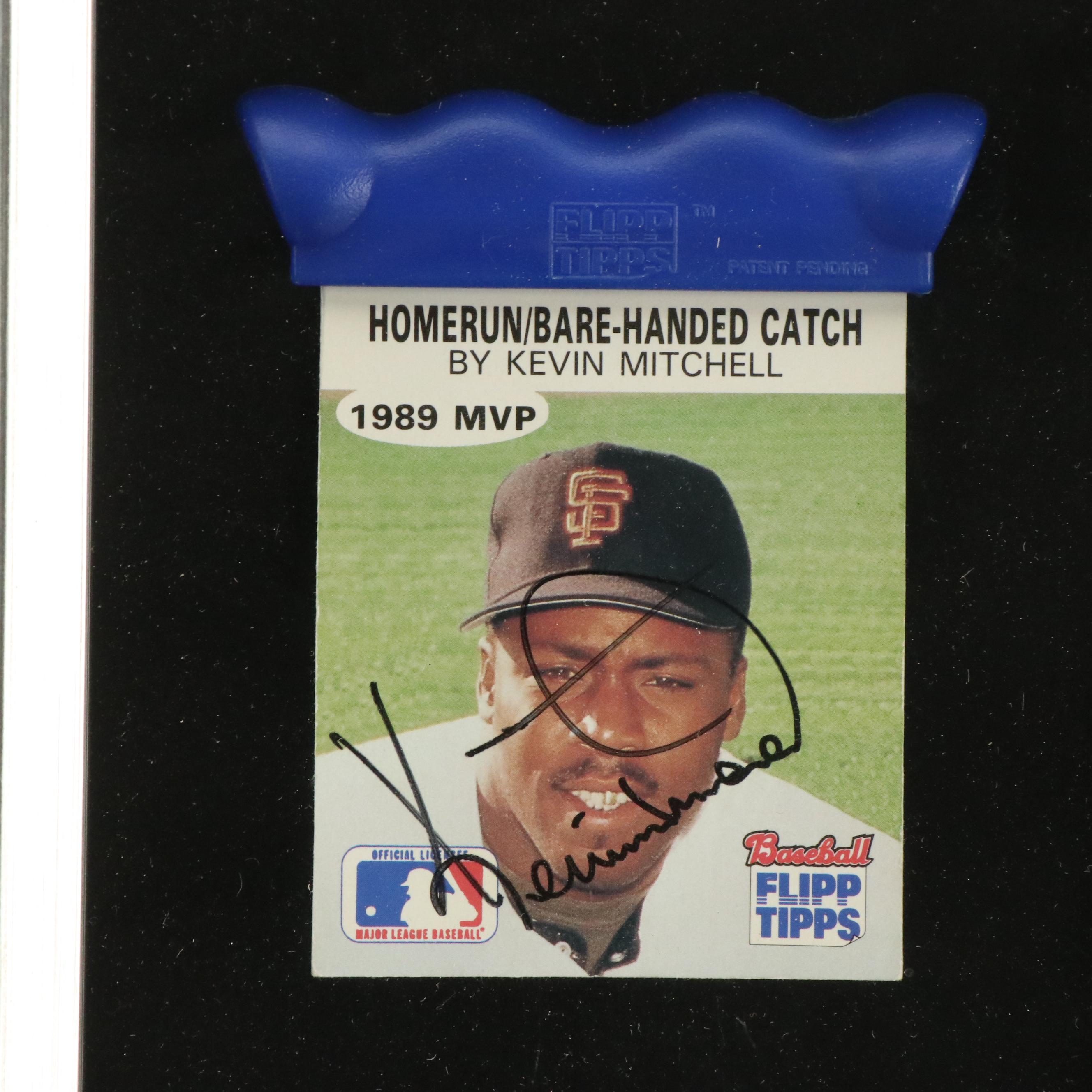 Pelé, Brett Butler, Will Clark, and Kevin Mitchell Signed Flipp Tipps Books