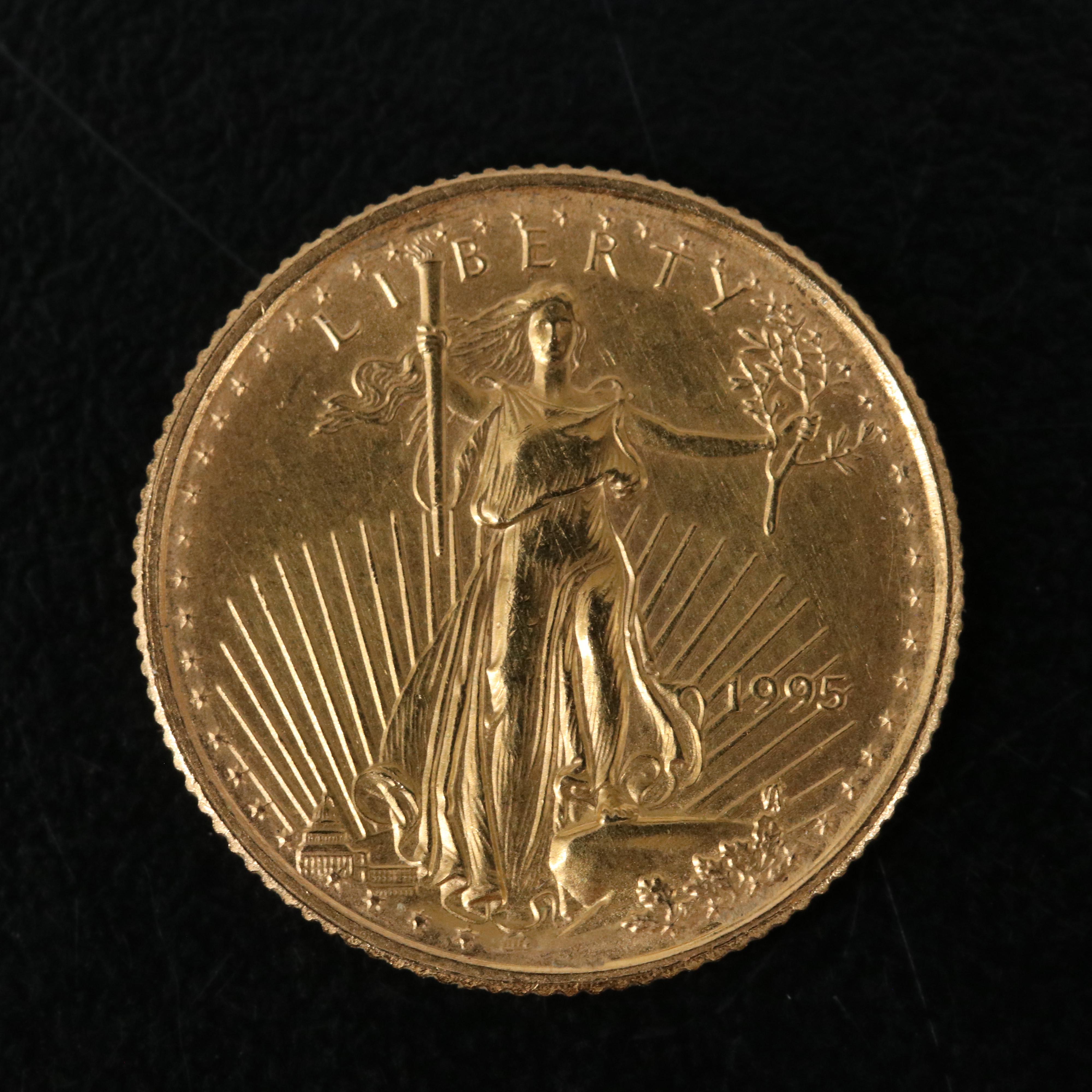 1995 1/10th Oz. $5 Gold Eagle Bullion Coin