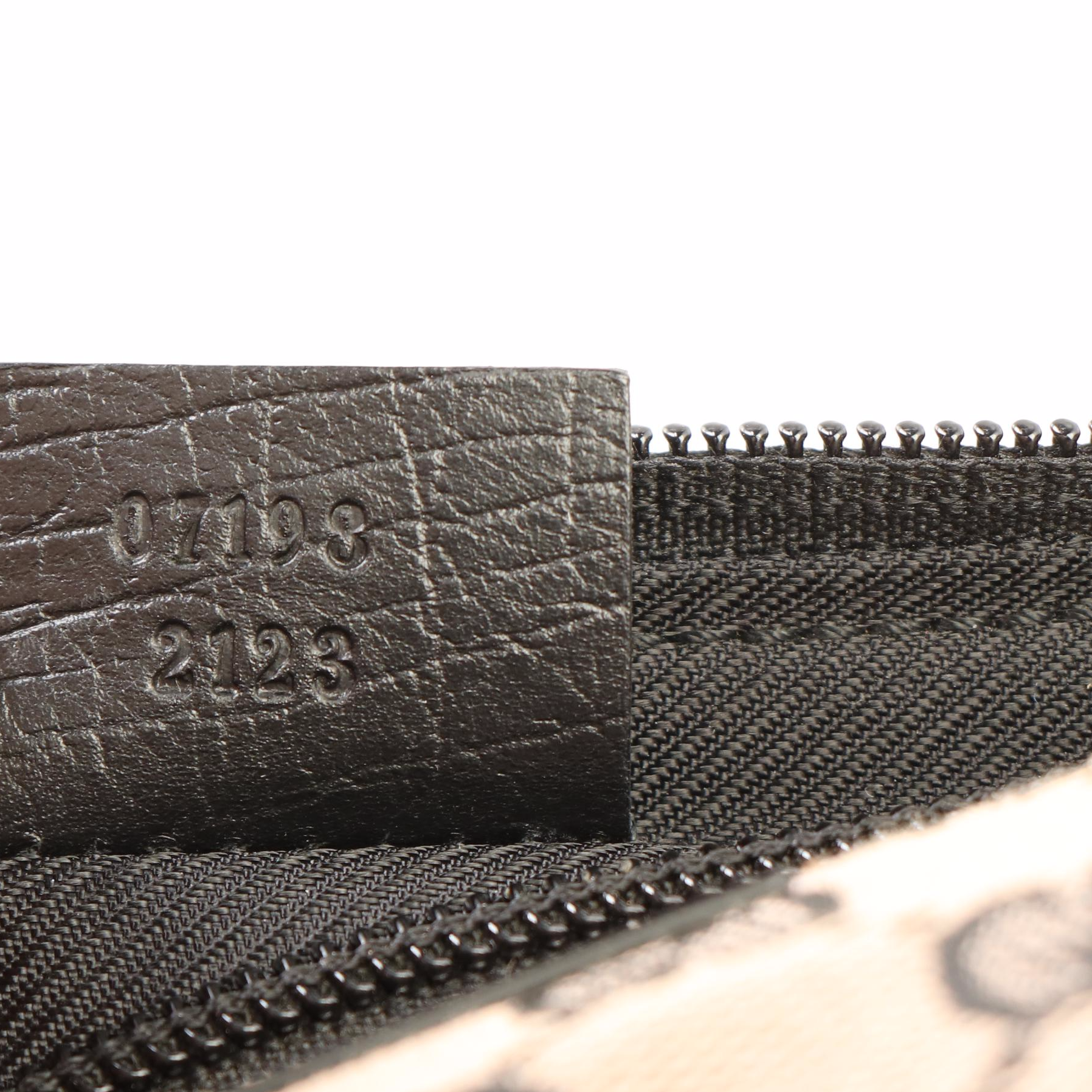 Gucci Canvas Boat Pochette Pouch