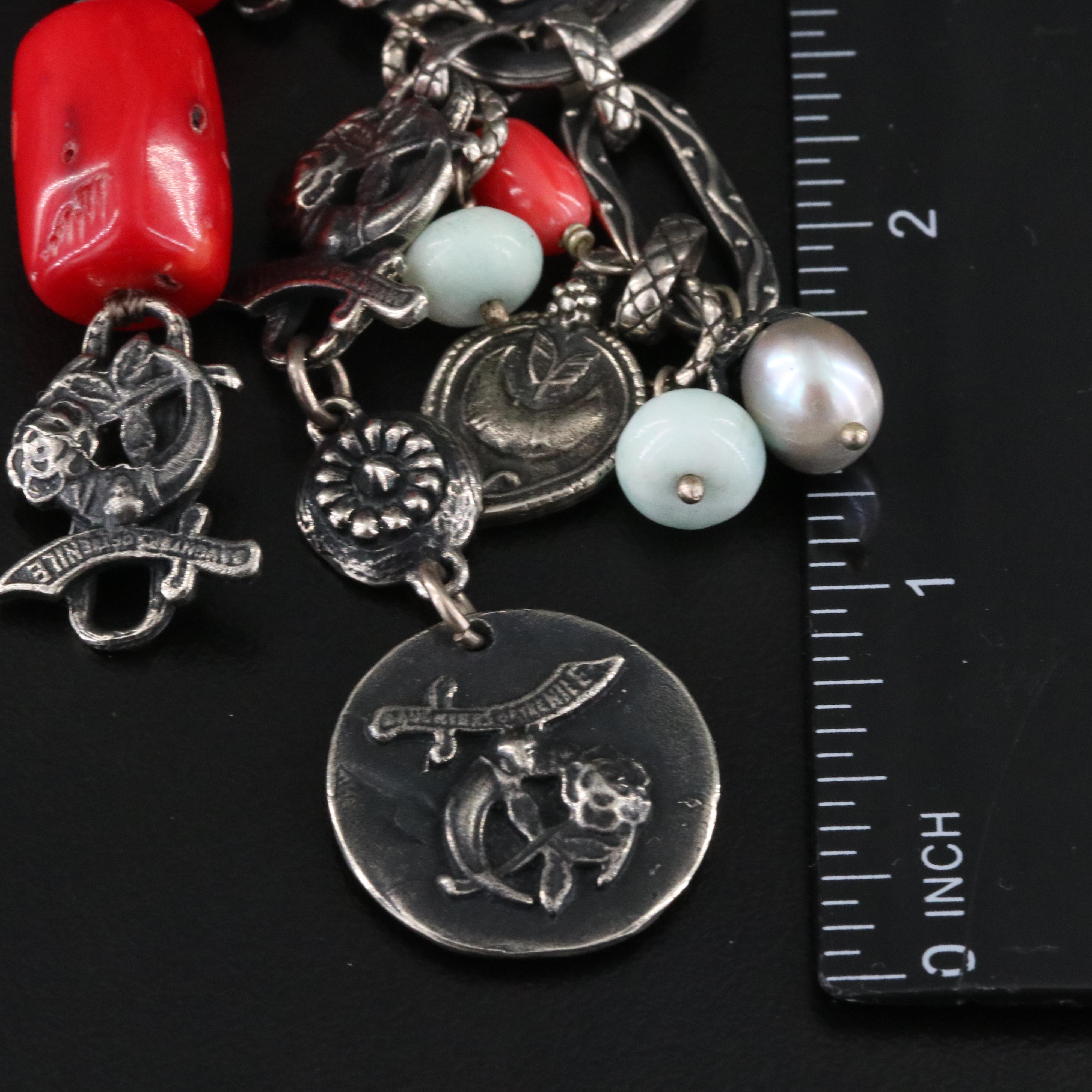 Love Heals Moonstone, Pearl and Coral Necklaces