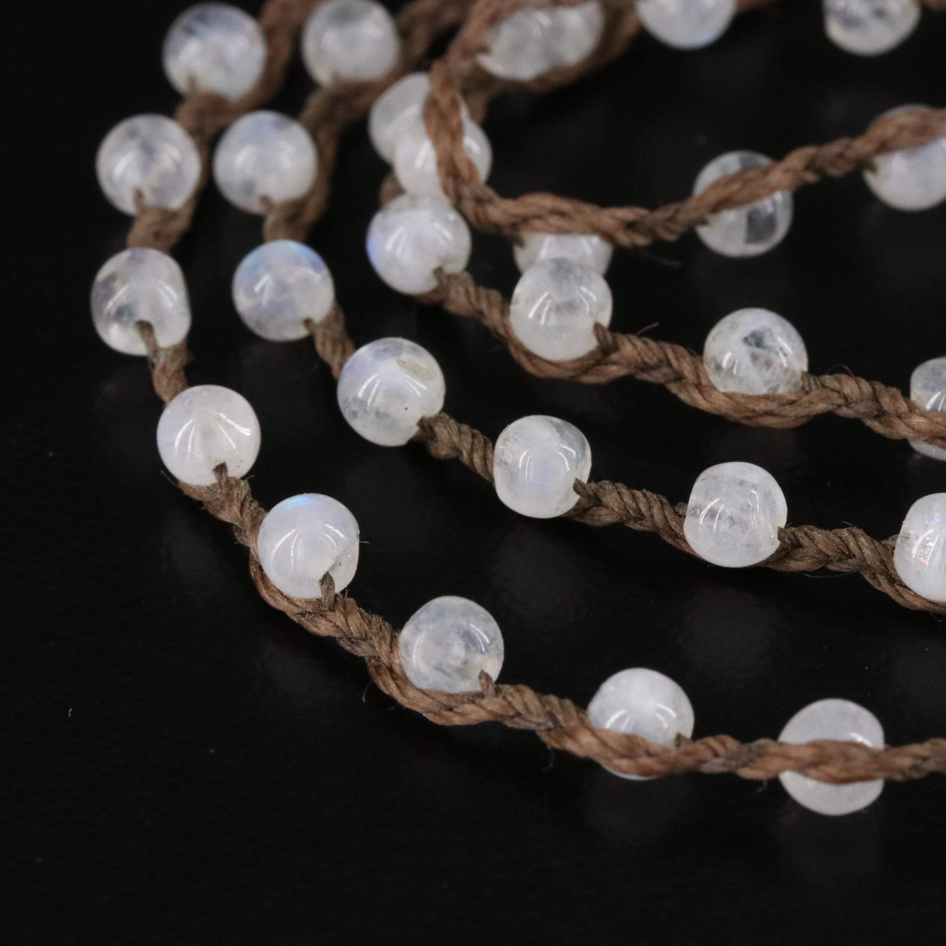 Love Heals Moonstone, Pearl and Coral Necklaces