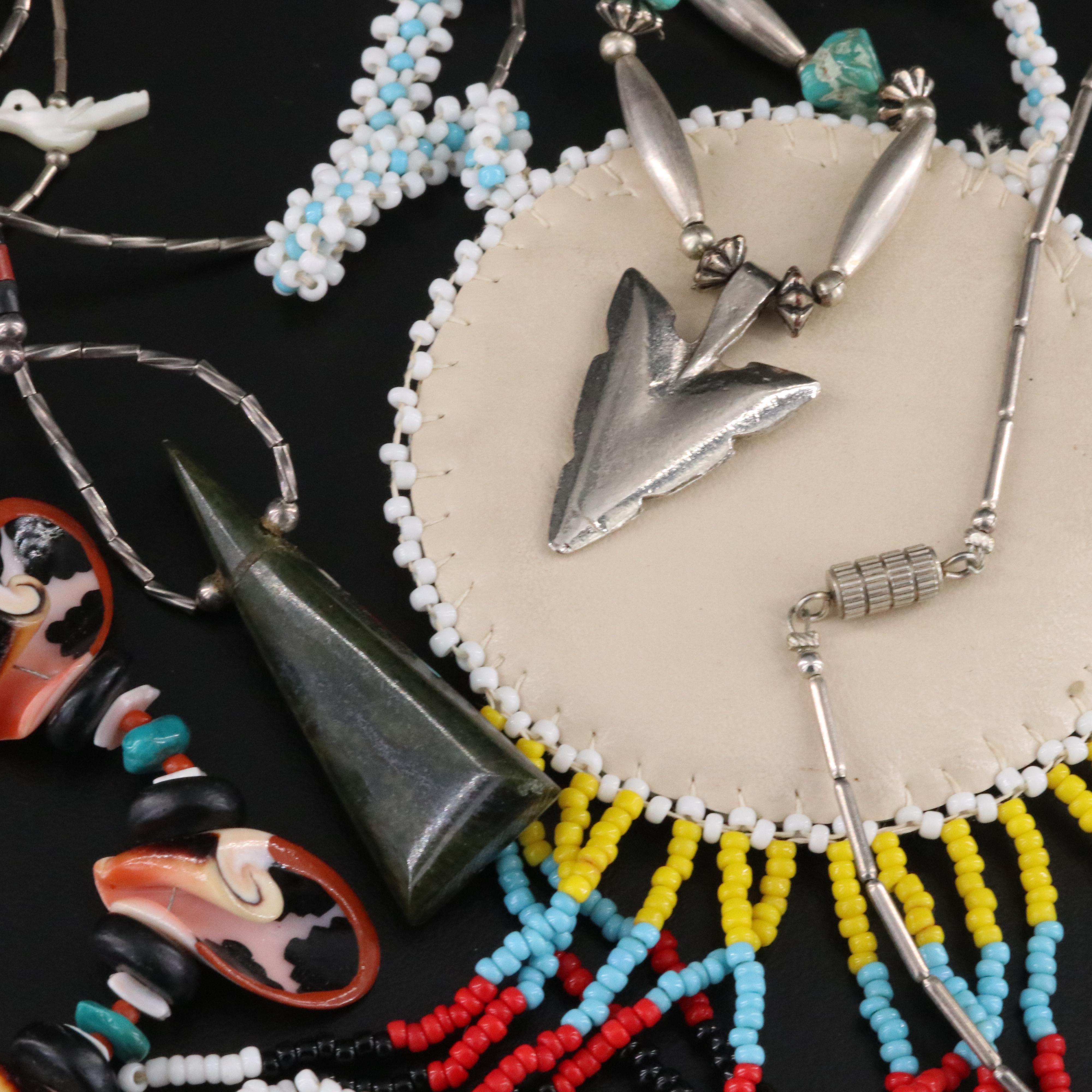 Southwestern Jewelry Featuring Sterling, Turquoise and Shell