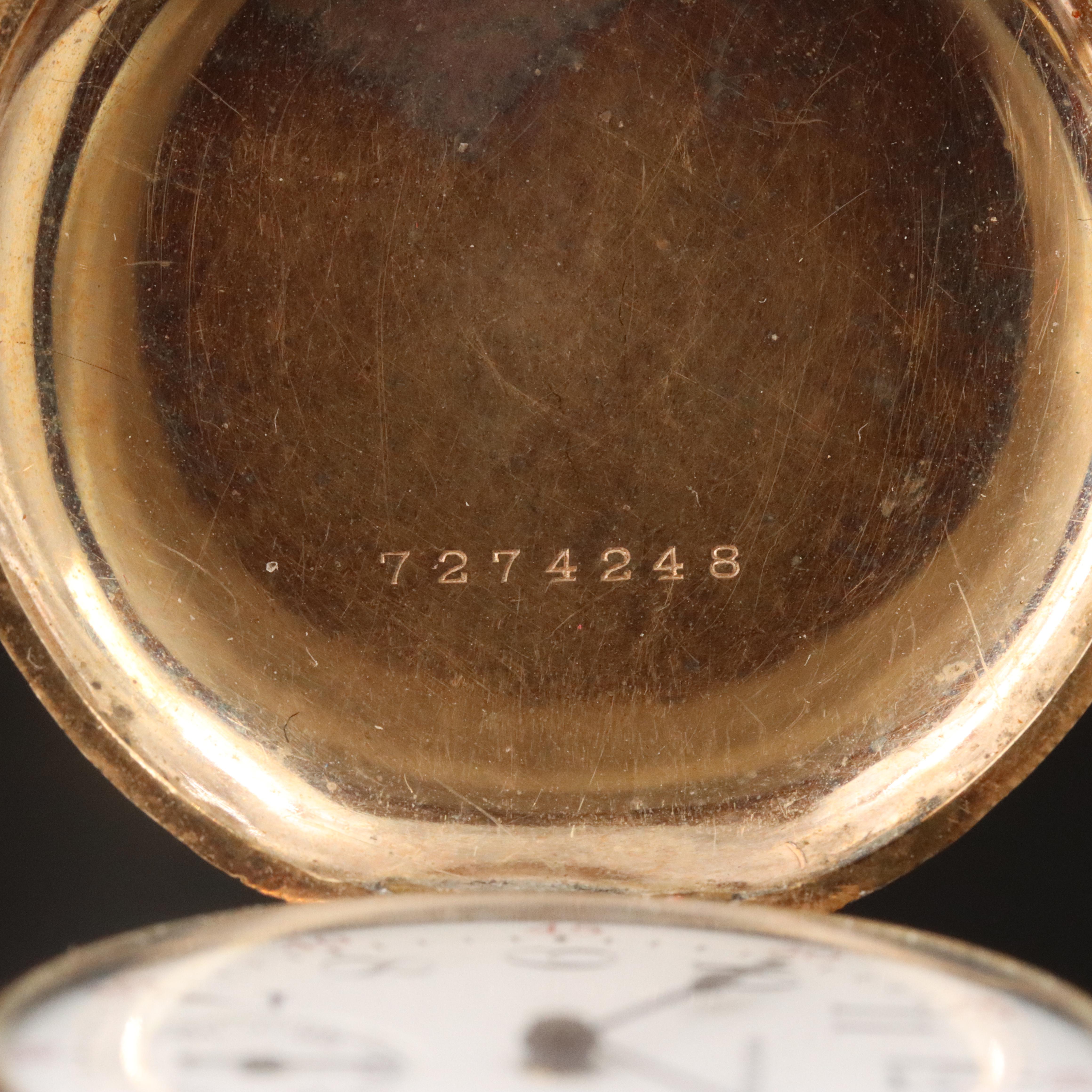 1902 Waltham Gold-Filled Hunting Case Pocket Watch