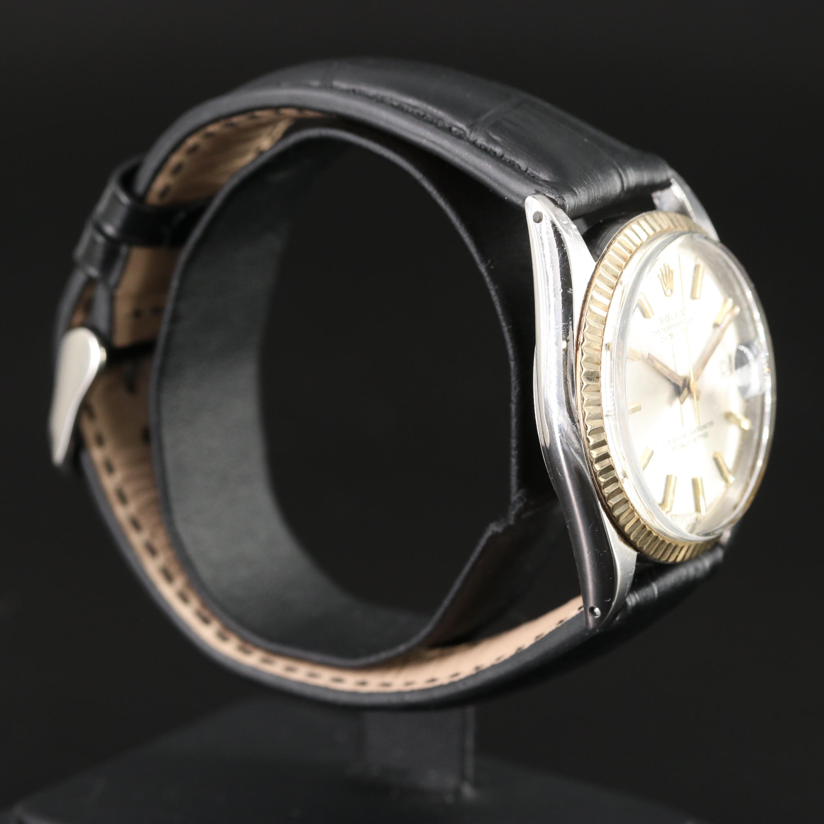 1967 Rolex Pie Pan Dial Two-Tone Datejust Watch