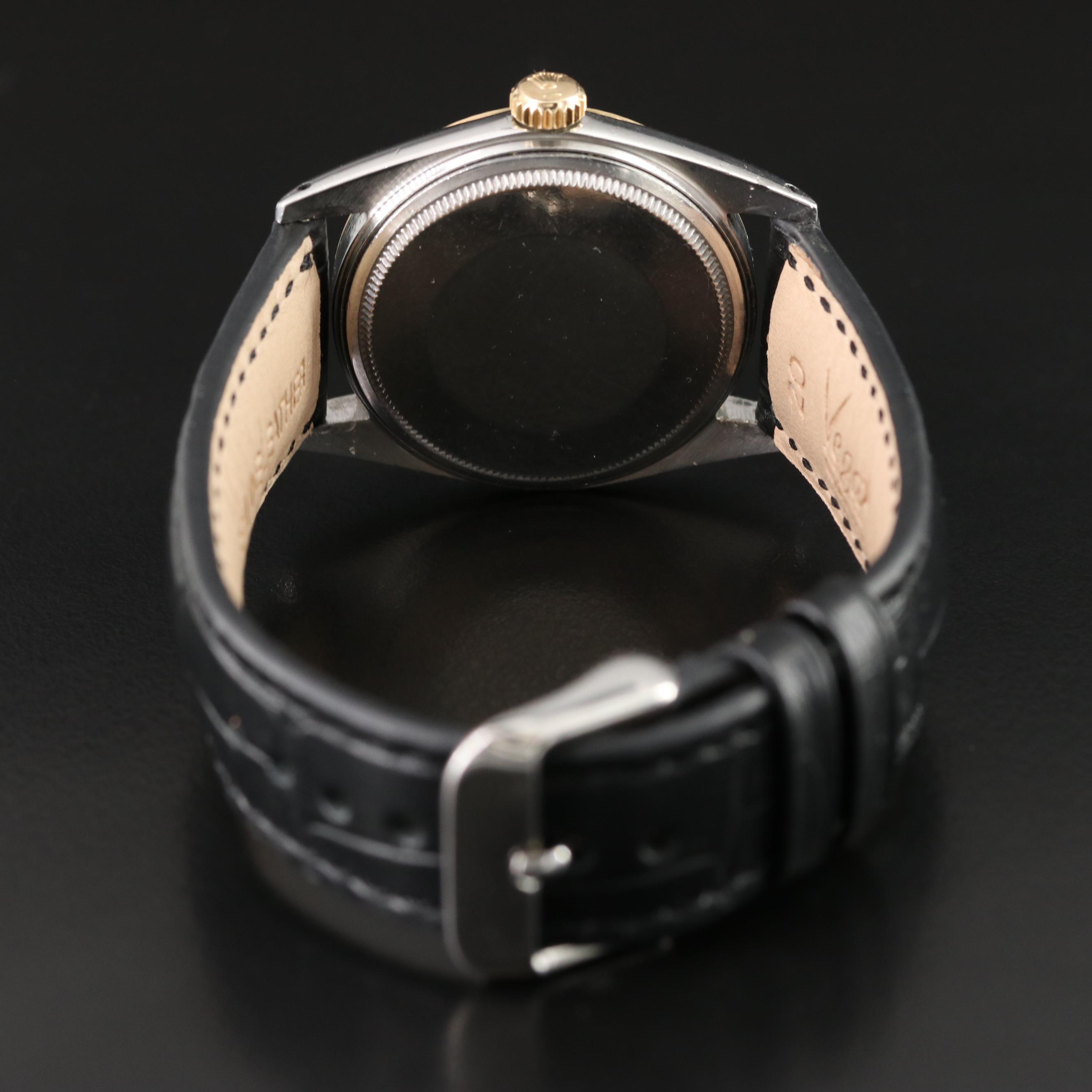 1967 Rolex Pie Pan Dial Two-Tone Datejust Watch