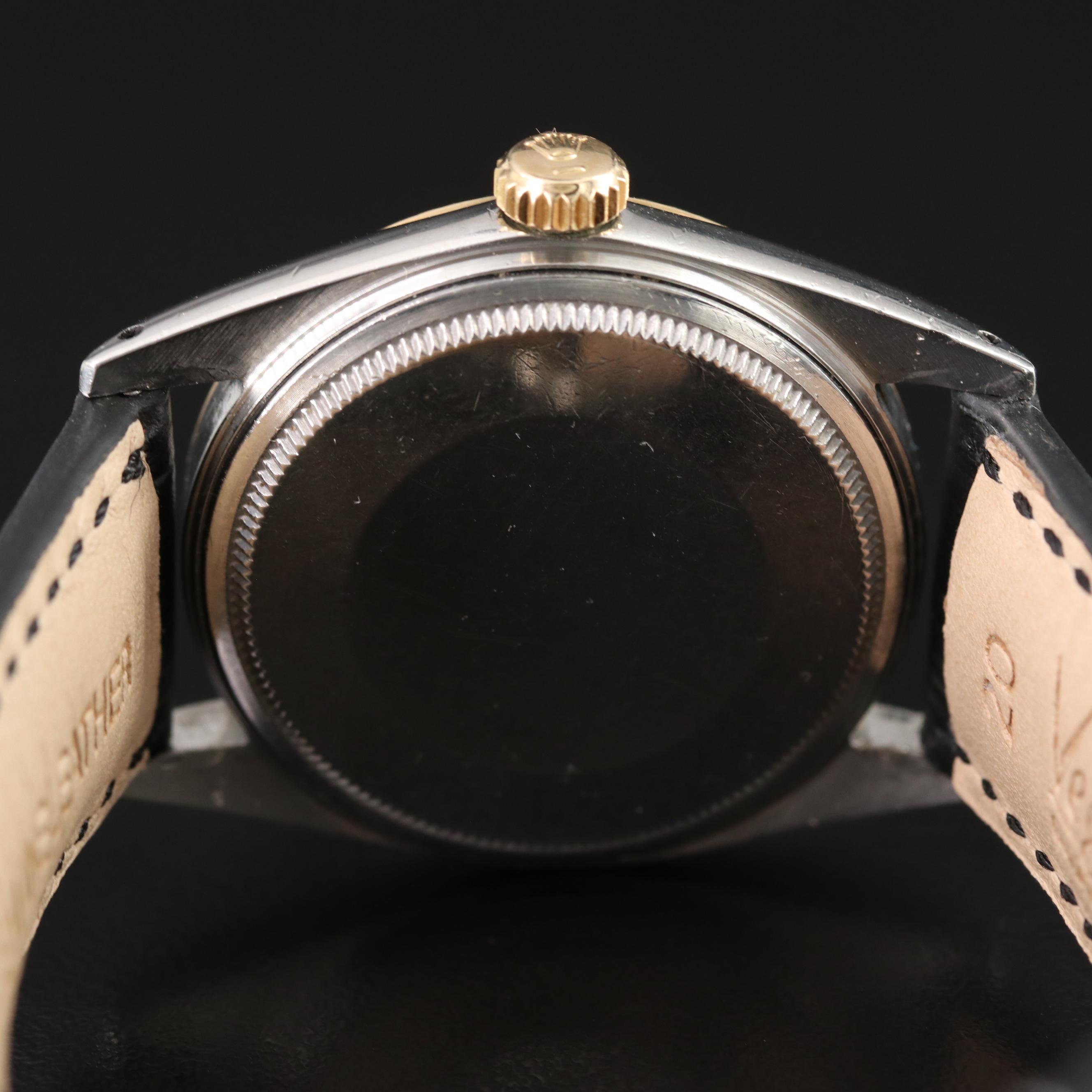 1967 Rolex Pie Pan Dial Two-Tone Datejust Watch