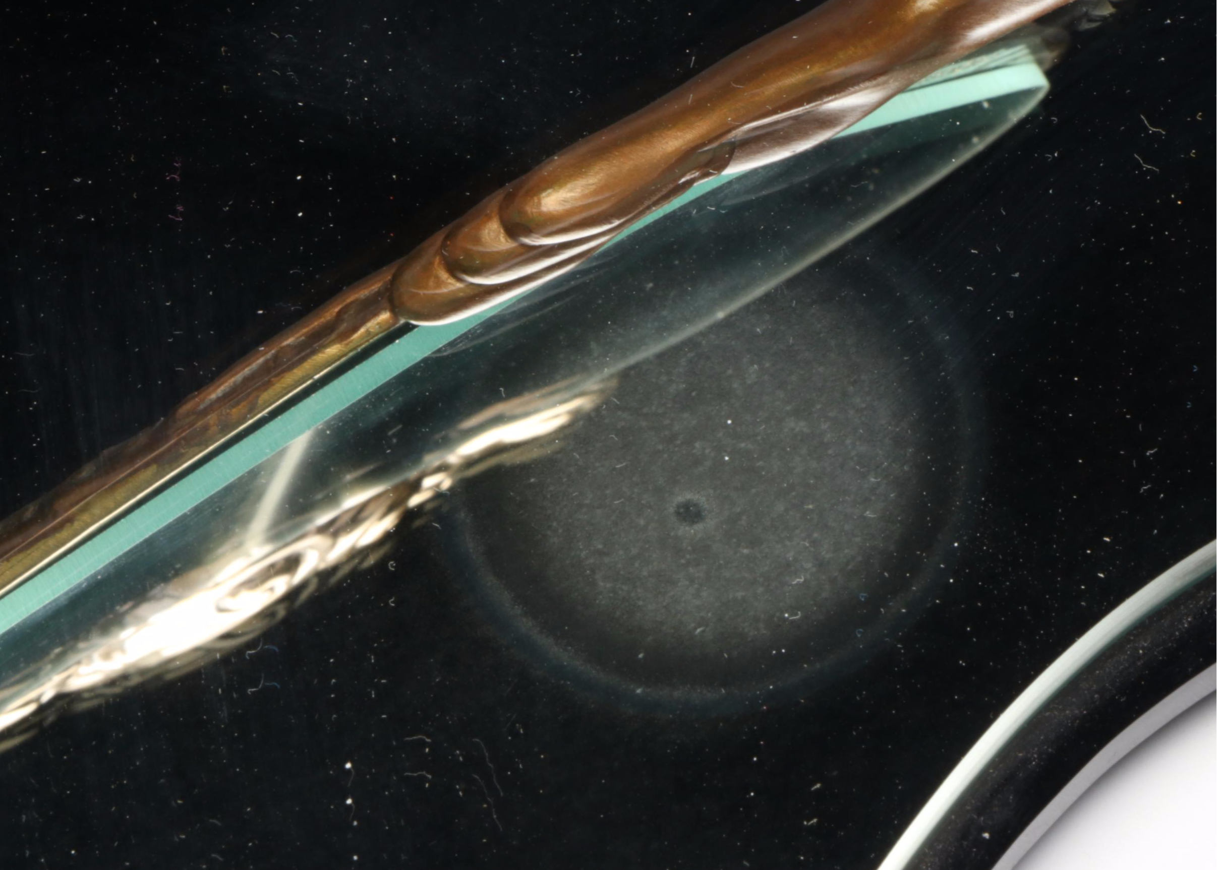 Erté Patinated Bronze "Coquette" Vanity Mirror, 1985