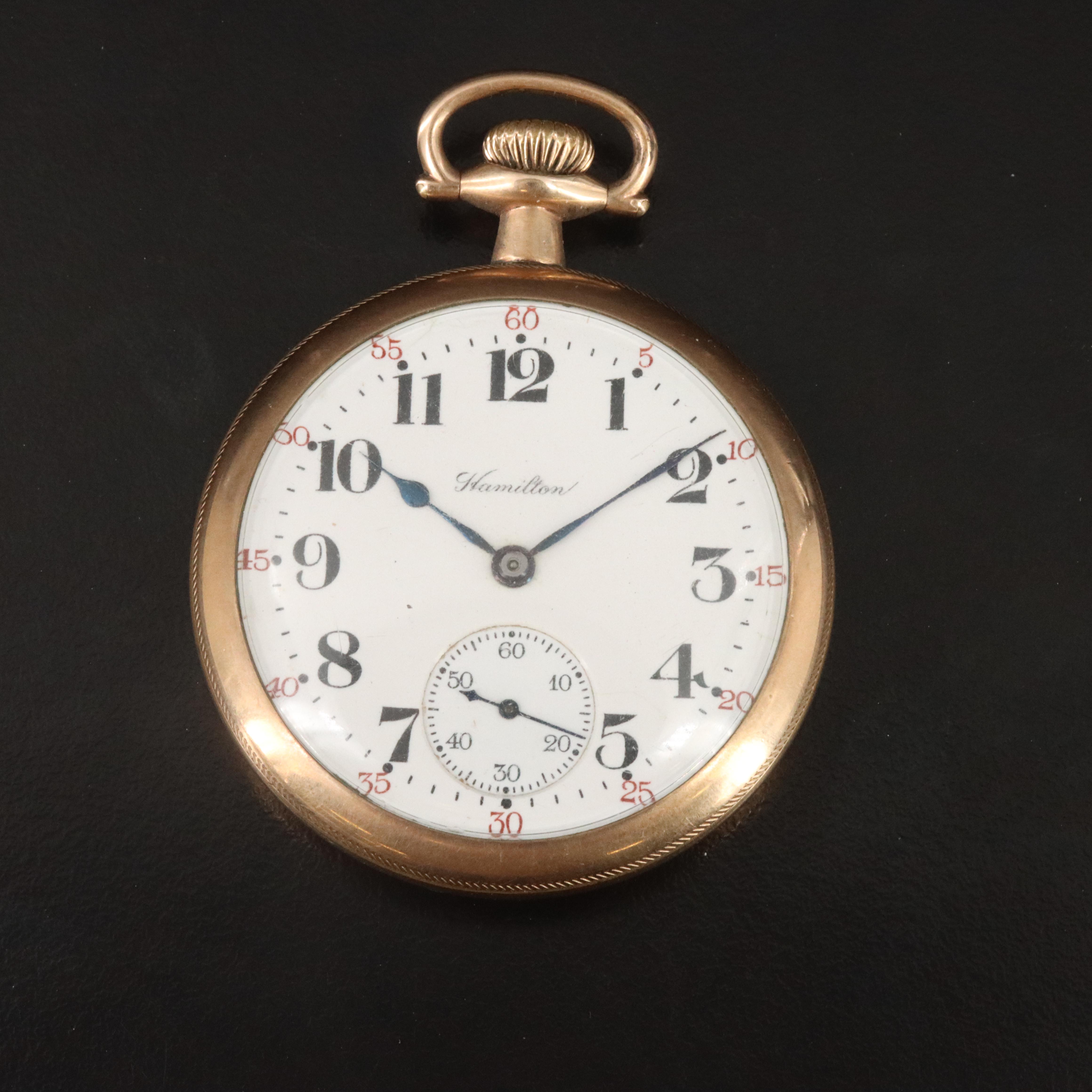 1920 Hamilton Gold-Filled Pocket Watch
