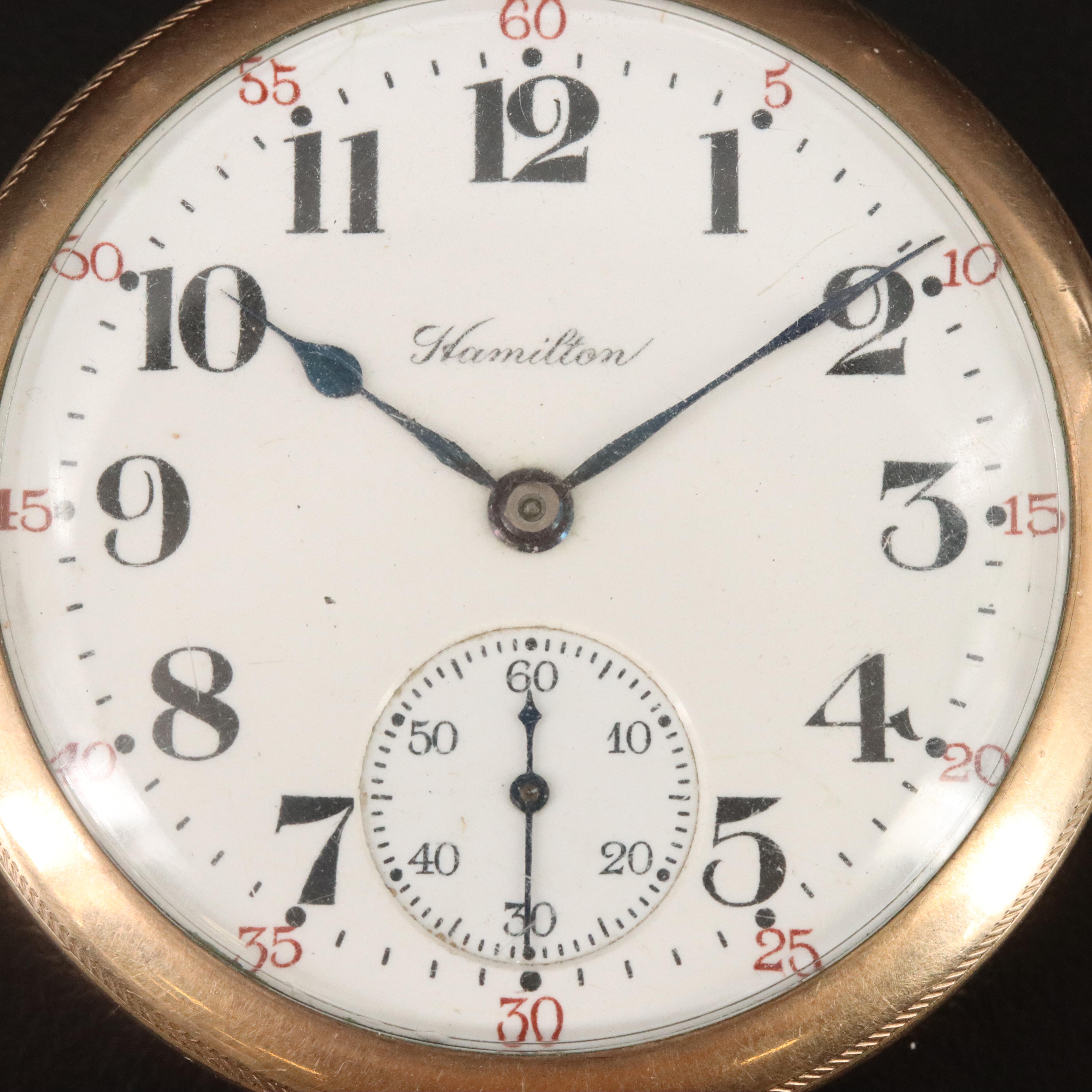 1920 Hamilton Gold-Filled Pocket Watch