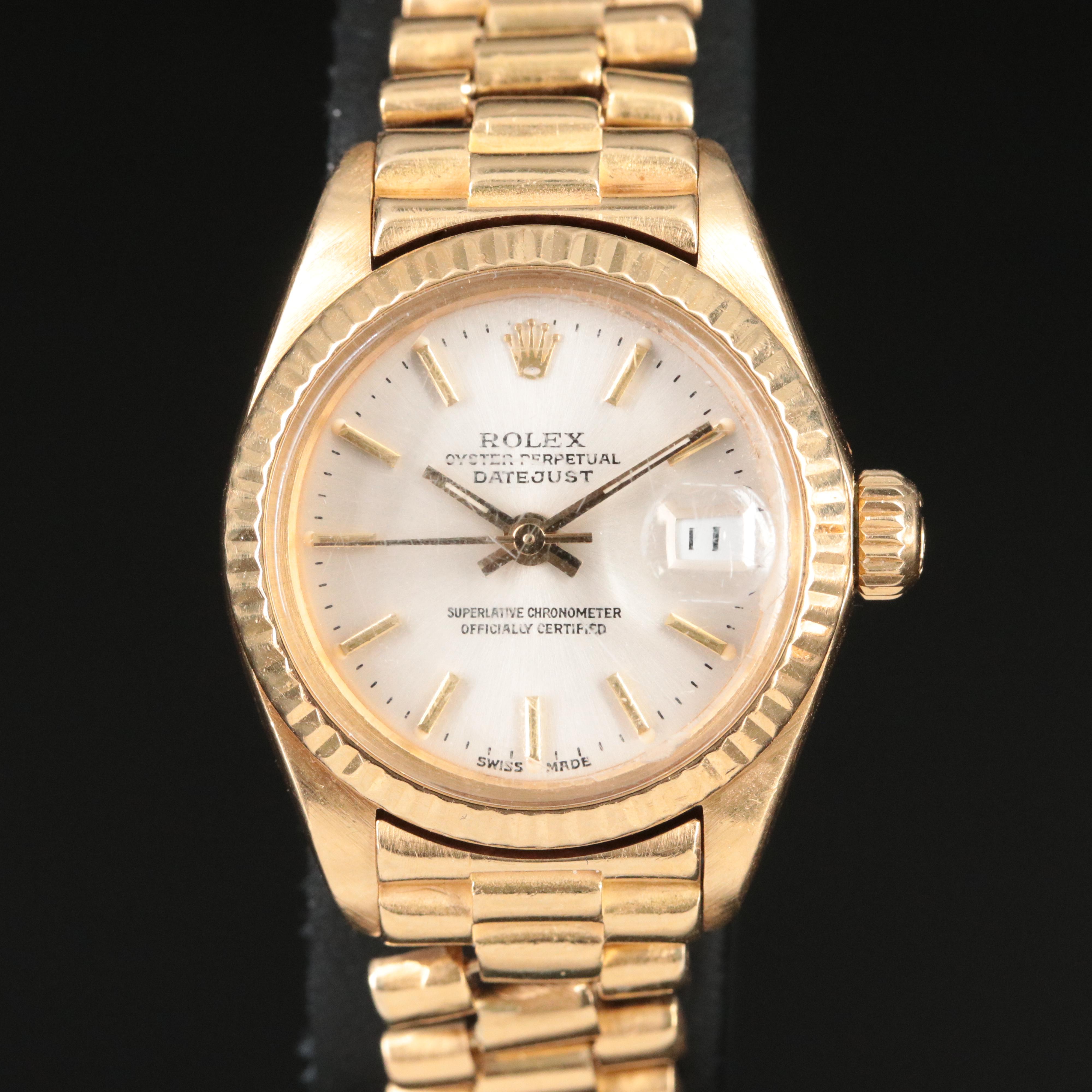 1982 Rolex Oyster Perpetual Datejust Watch
