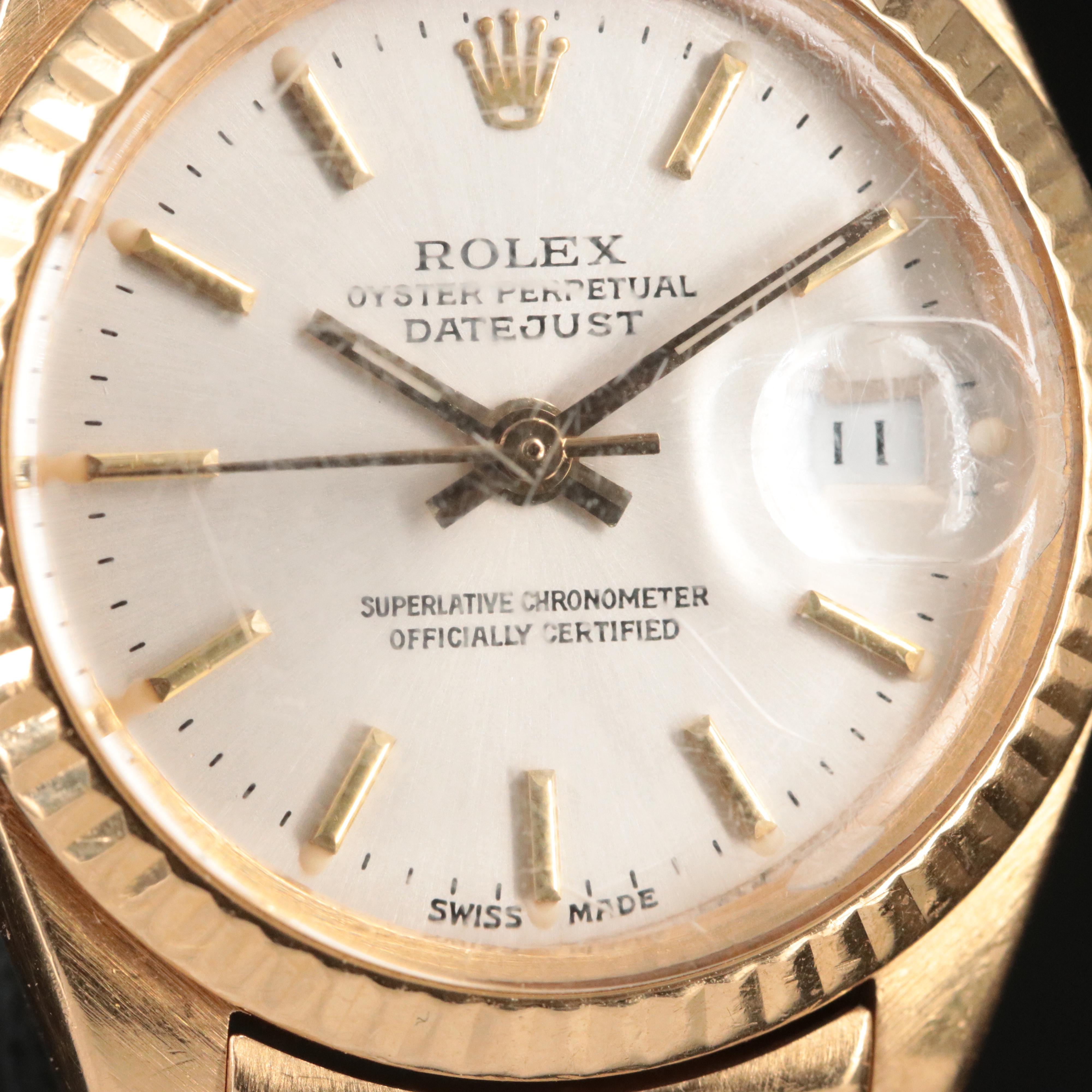 1982 Rolex Oyster Perpetual Datejust Watch