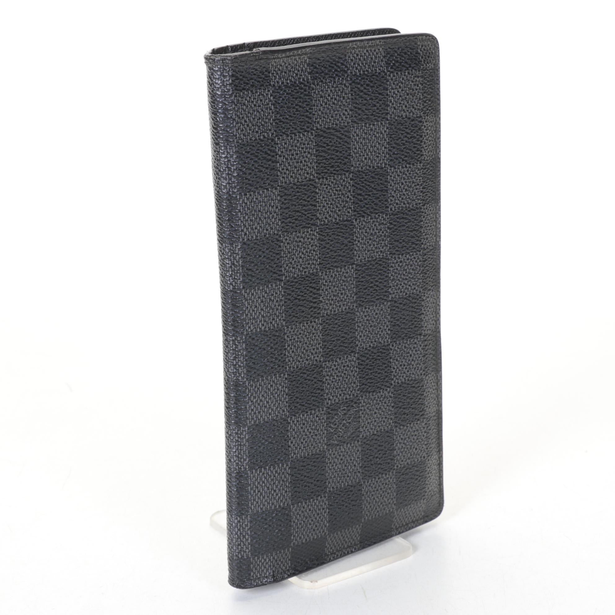 Louis Vuitton Damier Graphite Coated Canvas Brazza Wallet