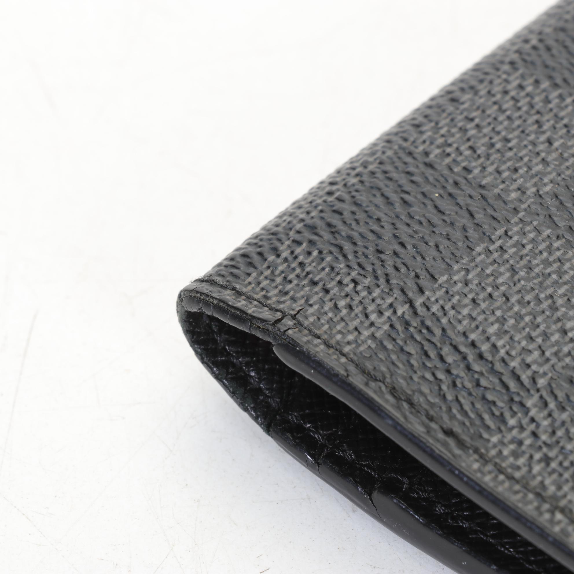 Louis Vuitton Damier Graphite Coated Canvas Brazza Wallet