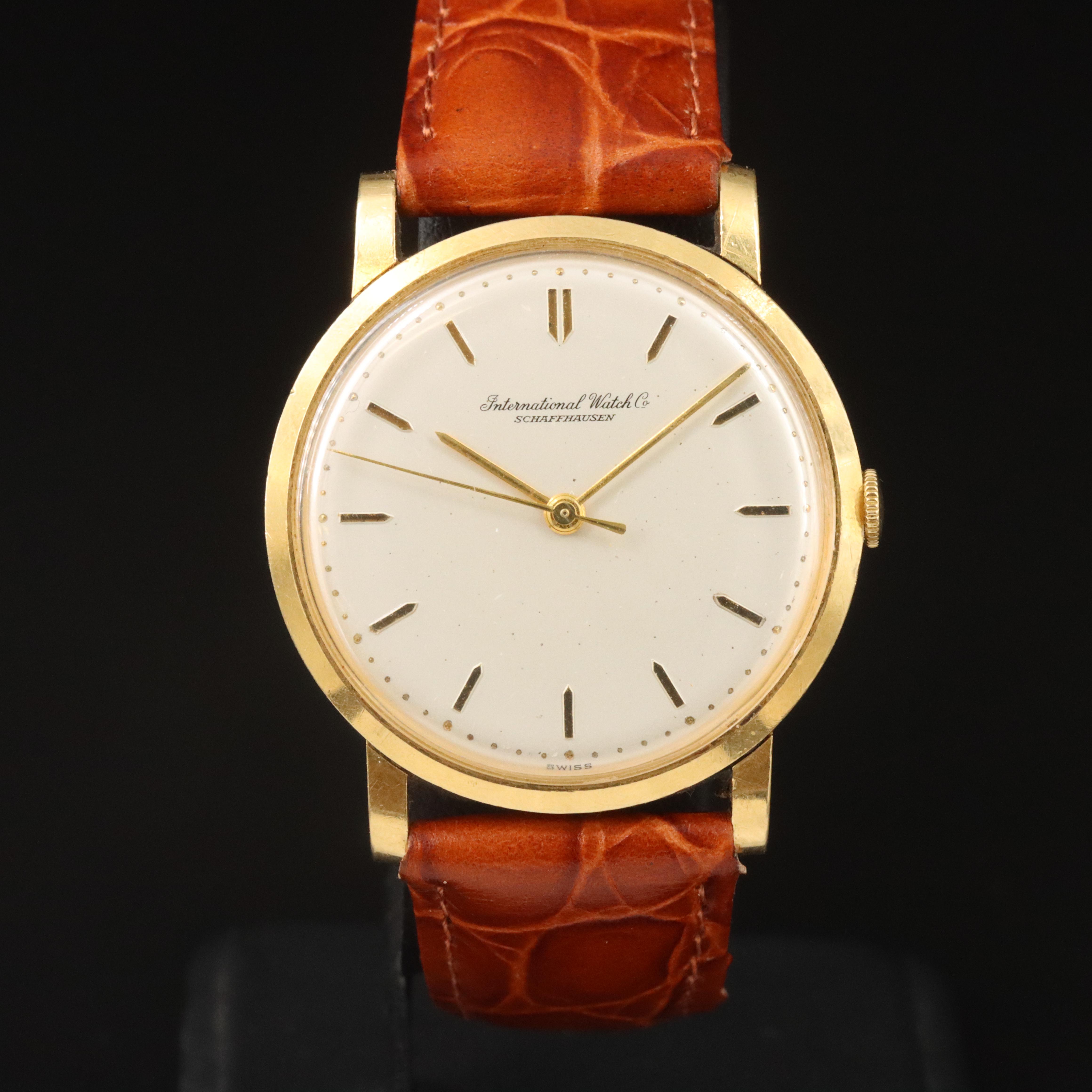 18K I.W.C. Vintage Manual Wind Watch
