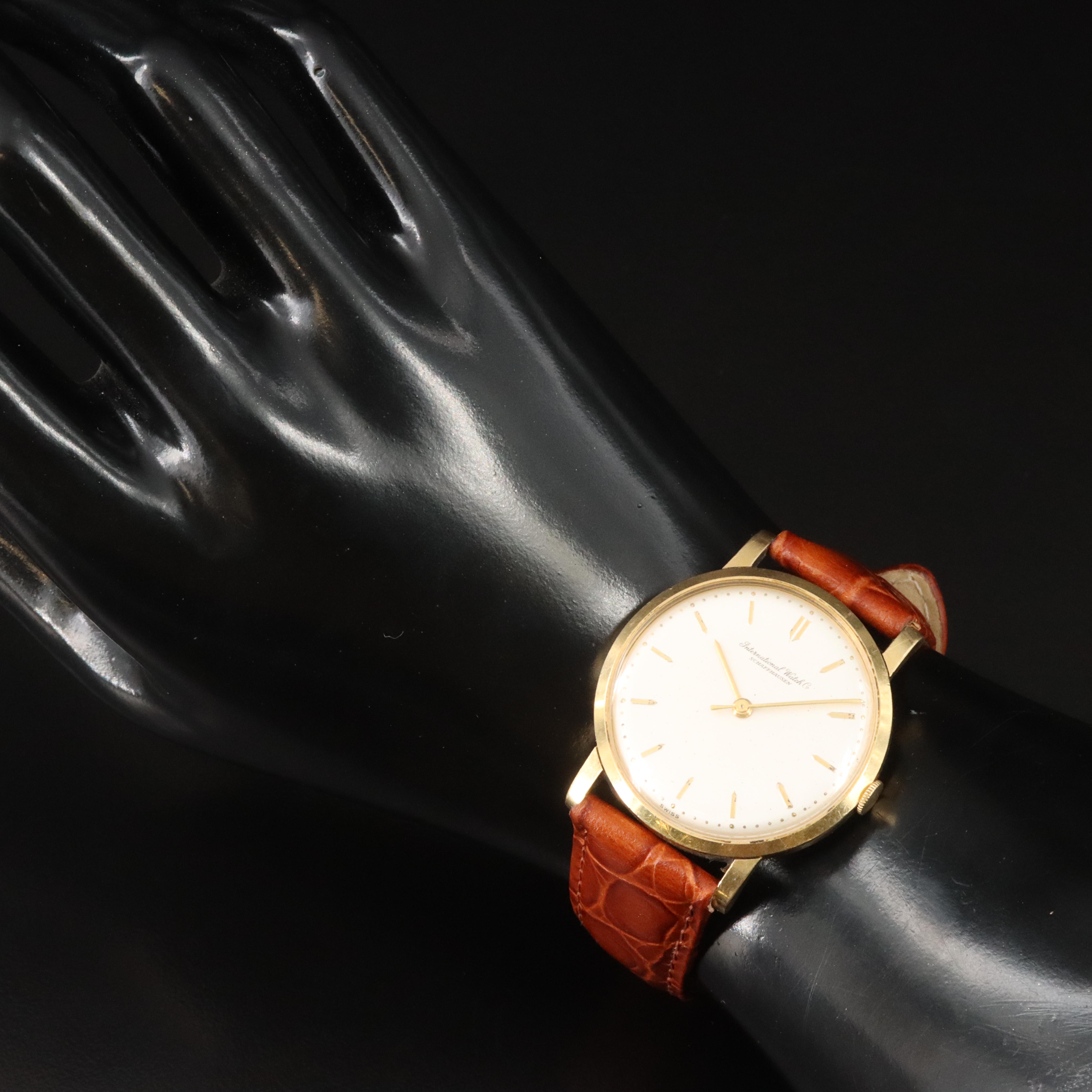 18K I.W.C. Vintage Manual Wind Watch