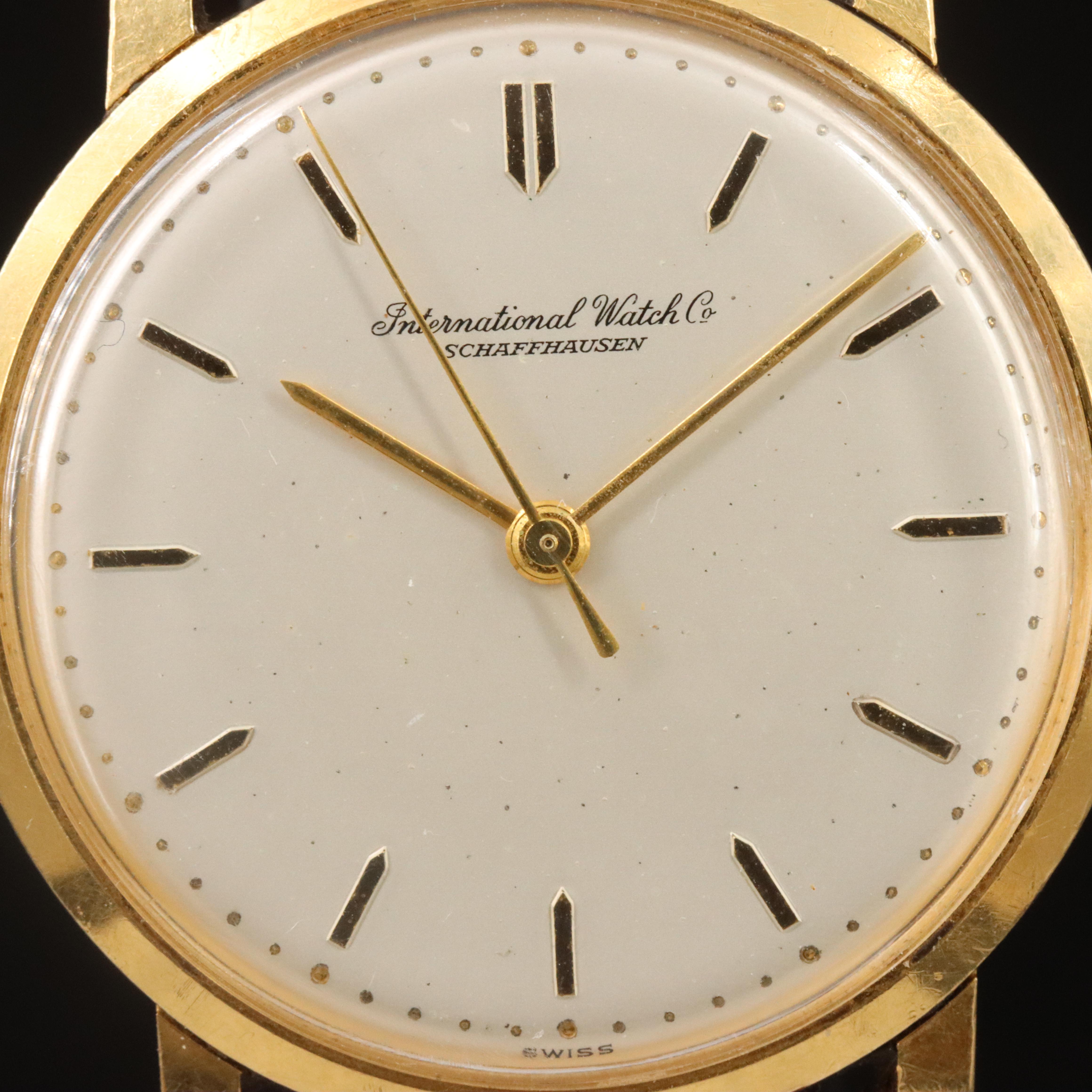 18K I.W.C. Vintage Manual Wind Watch