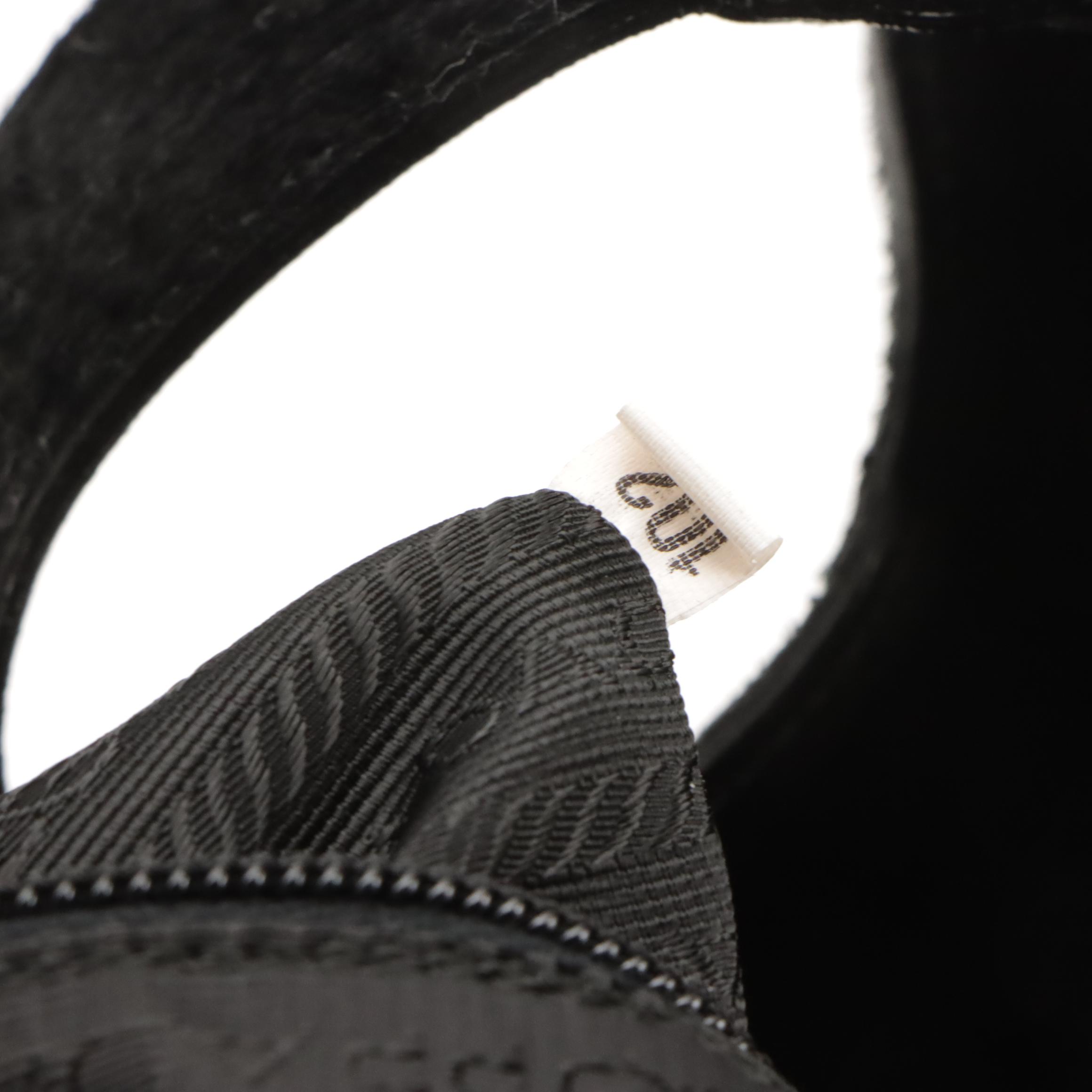 Prada Hobo Shoulder Bag in Black Persian Lamb Fur, With Tag