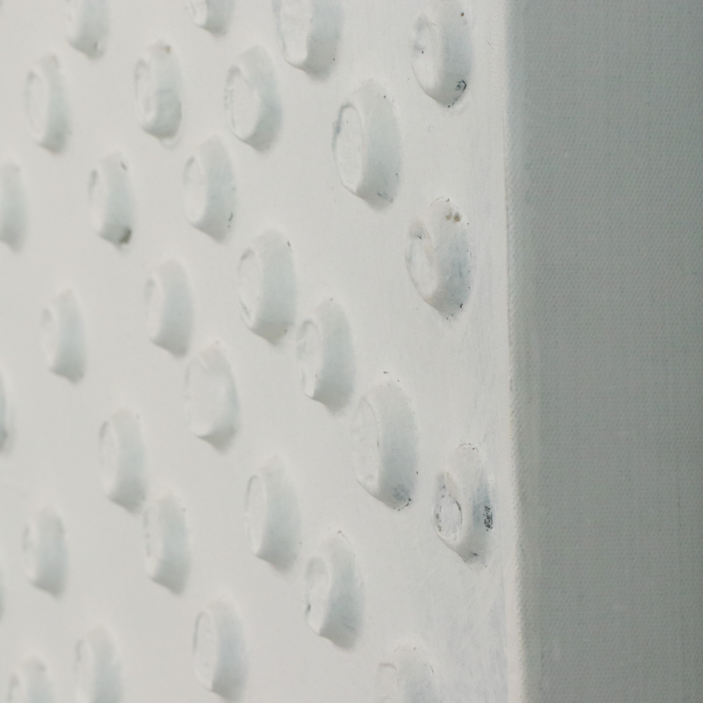 Sarah Brooke Mixed Media Painting Abstract "Alto White"