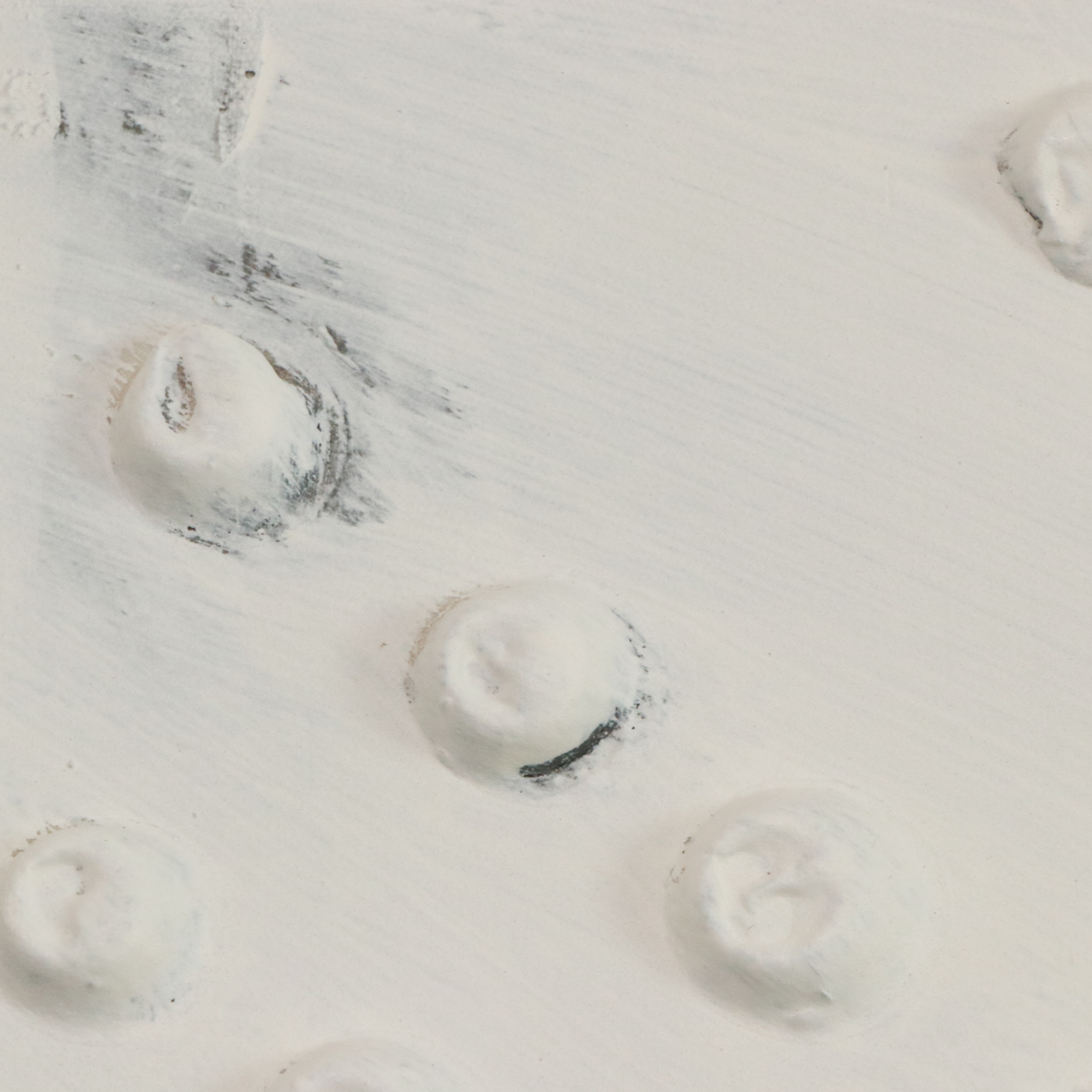 Sarah Brooke Mixed Media Painting Abstract "Alto White"