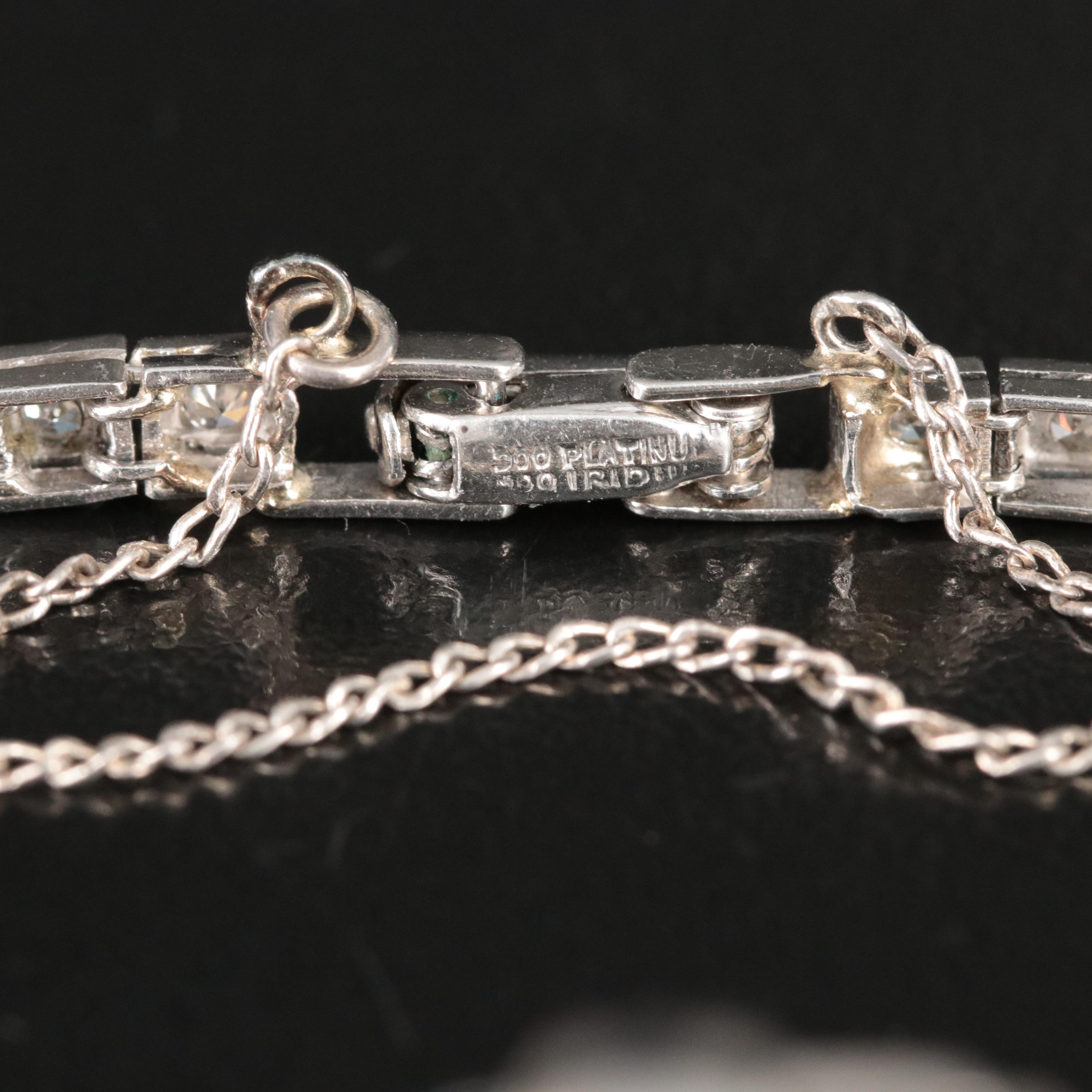 Swiss Rima Platinum and 1.00 CTW Diamond Watch