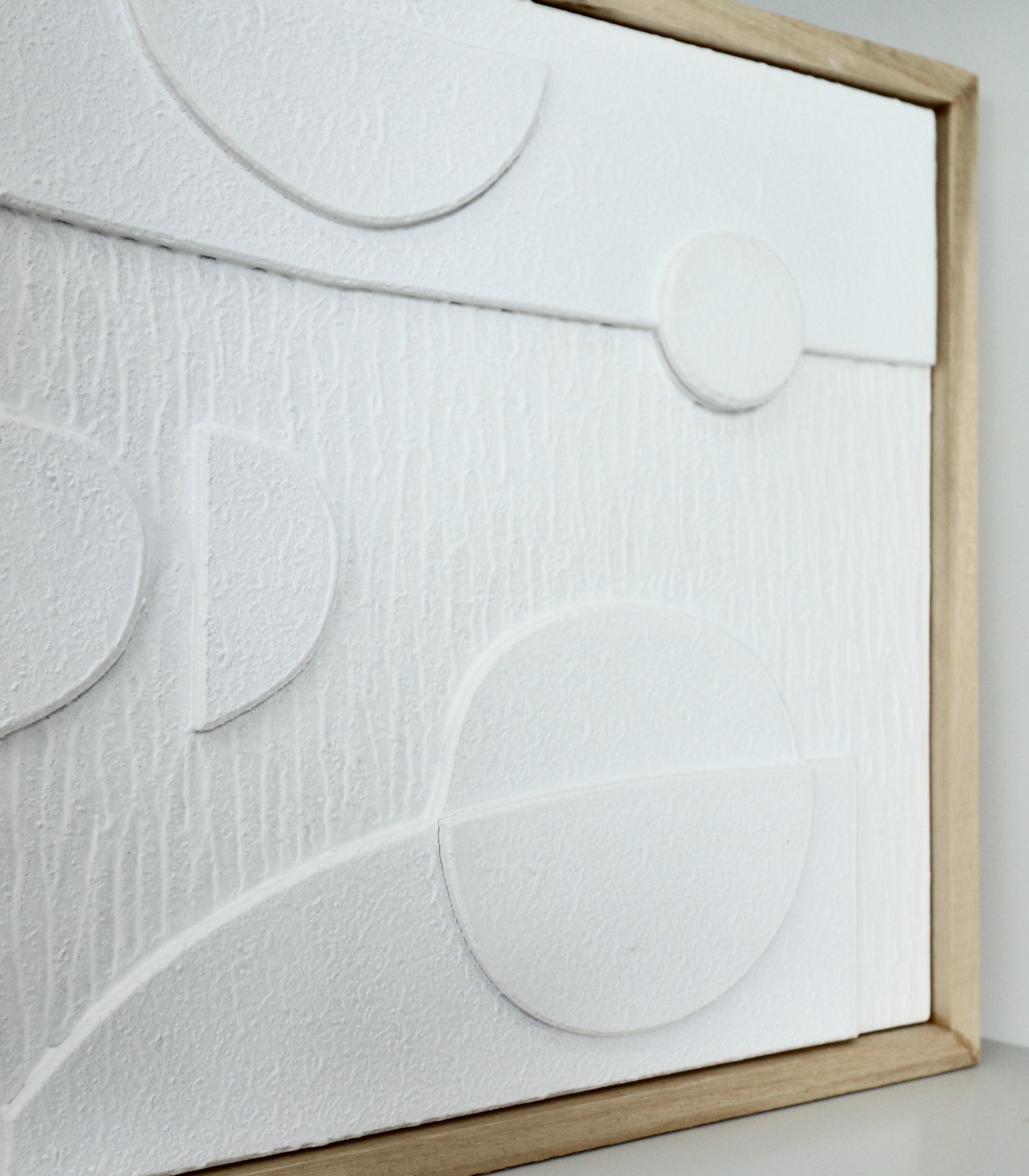 Dimensional Resin Wall Art After Shana Blakley and Ceramic Pots