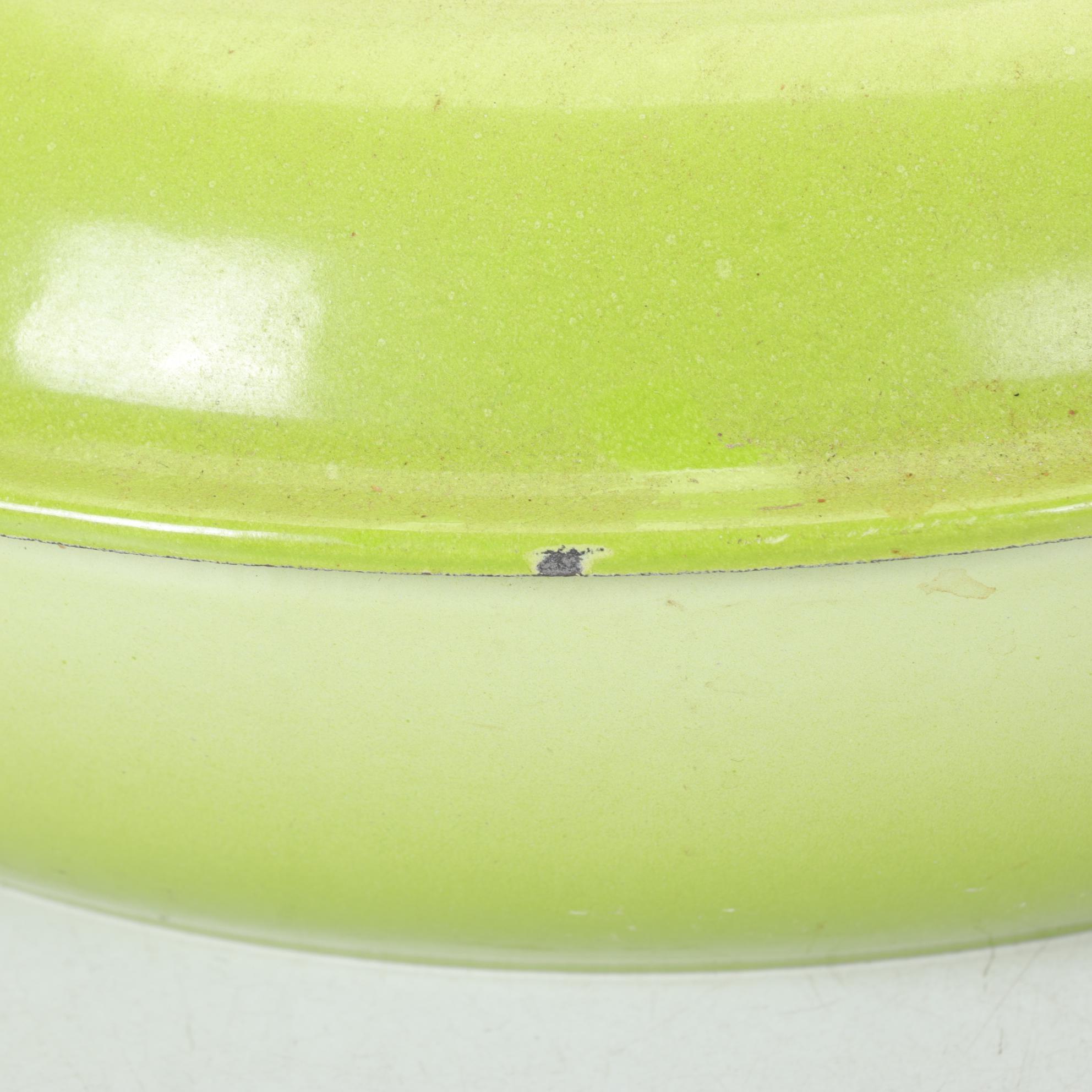 Le Creuset Kiwi Green Enameled Cast Iron Number 3 Braiser