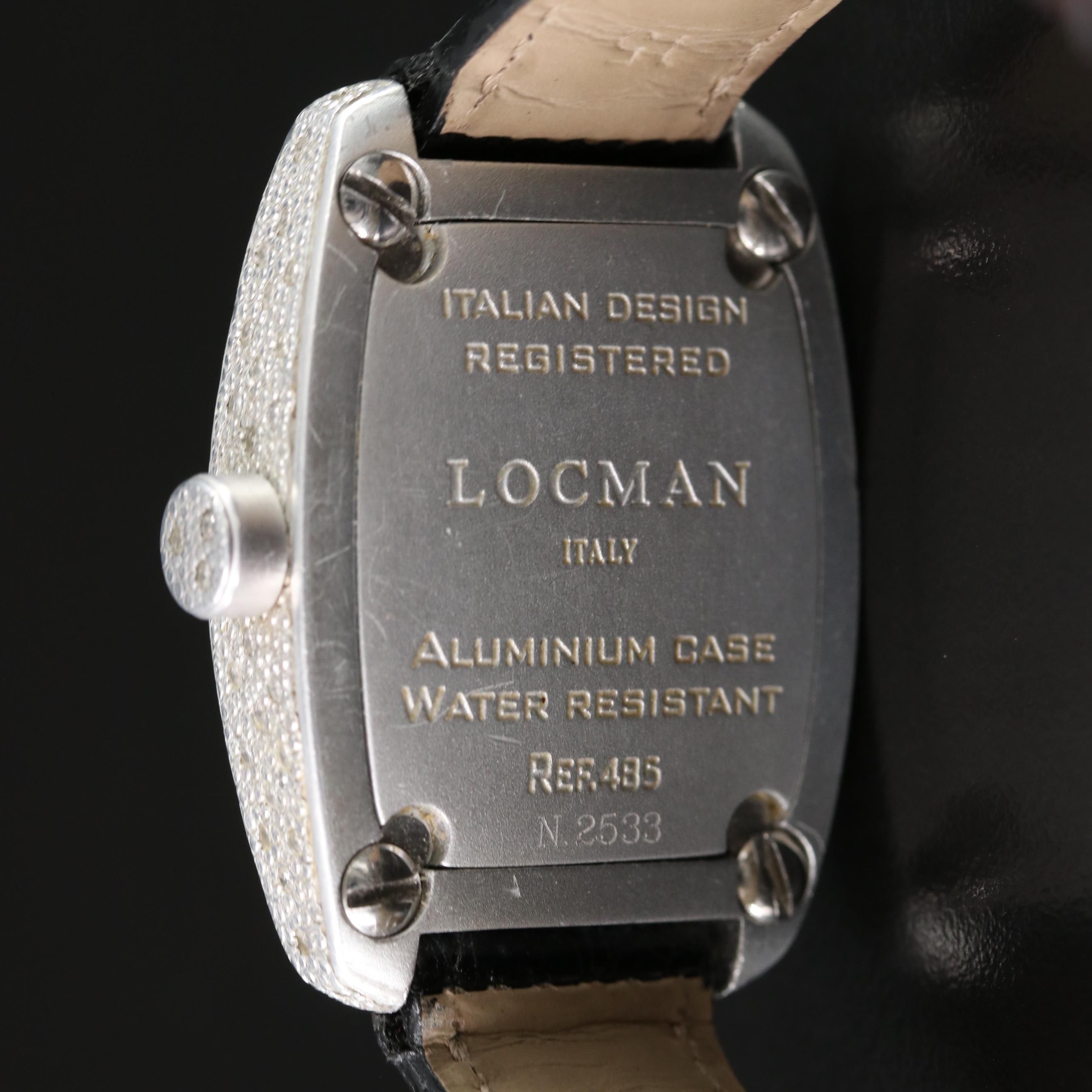 Locman Italy 1.48 CTW Diamond Date Aluminum Watch