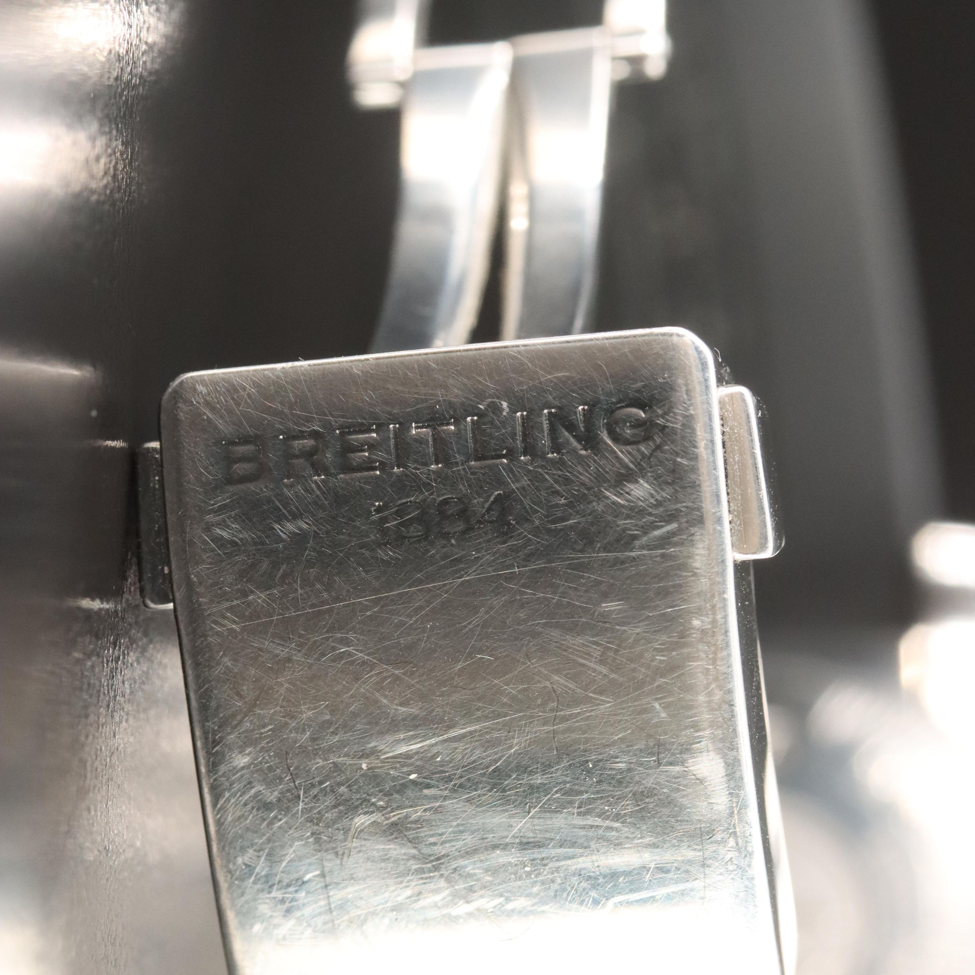 Breitling Skyracer Raven Black Dial Chrono Red Bezel Watch